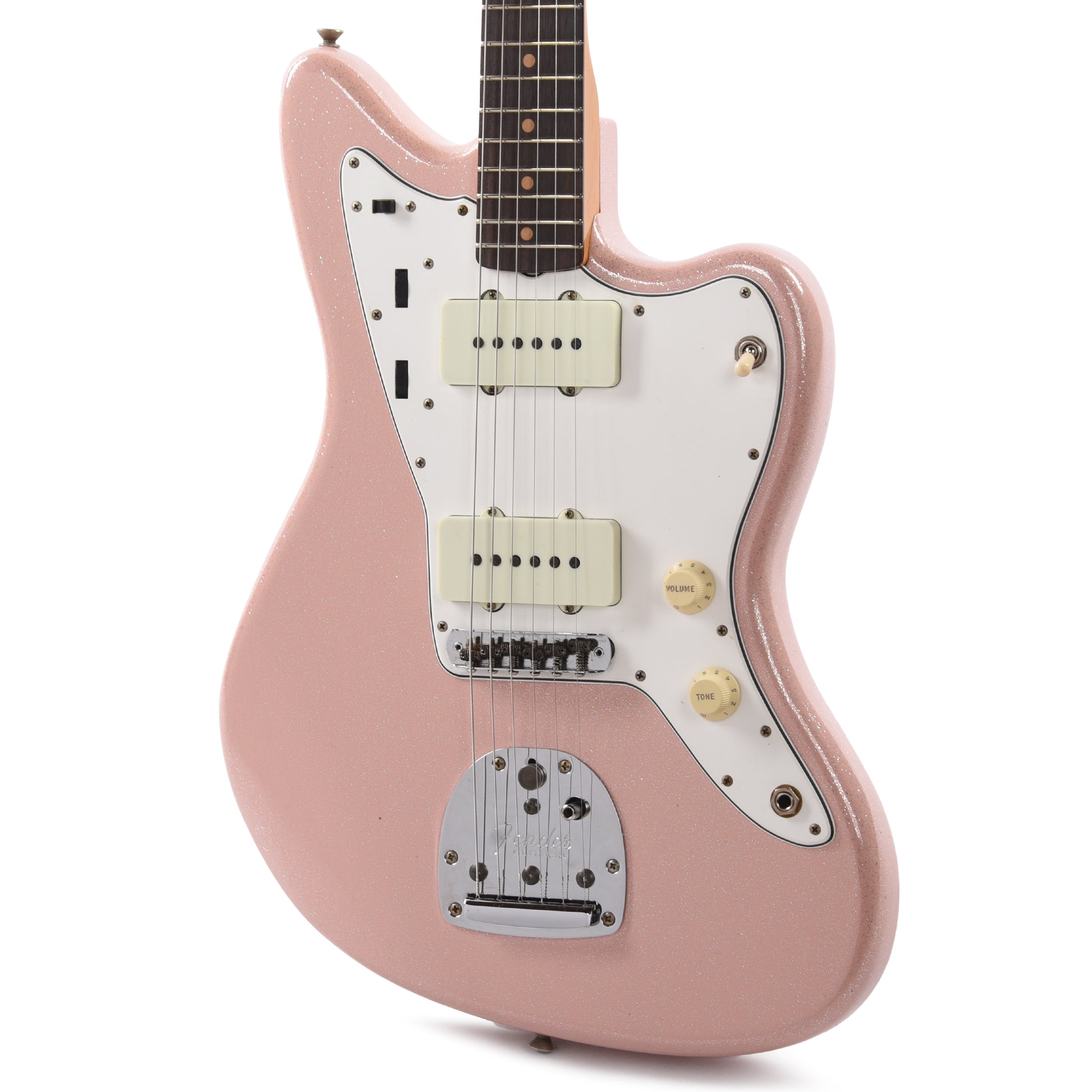 Fender Custom Shop 1962 Jazzmaster "Chicago Special" Journeyman Relic Aged Shell Pink Sparkle w/Painted Headcap Electric Guitars / Solid Body