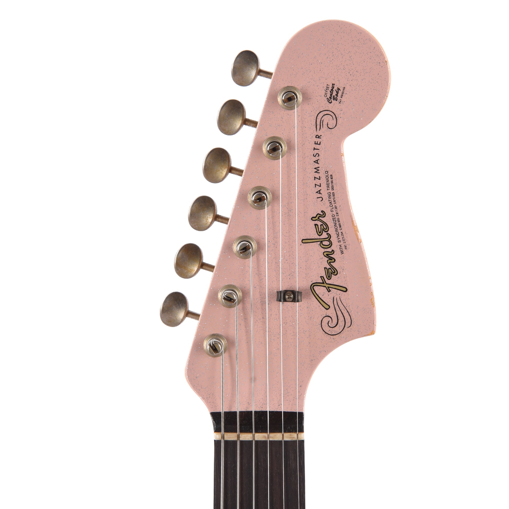Fender Custom Shop 1962 Jazzmaster "Chicago Special" Journeyman Relic Aged Shell Pink Sparkle w/Painted Headcap Electric Guitars / Solid Body
