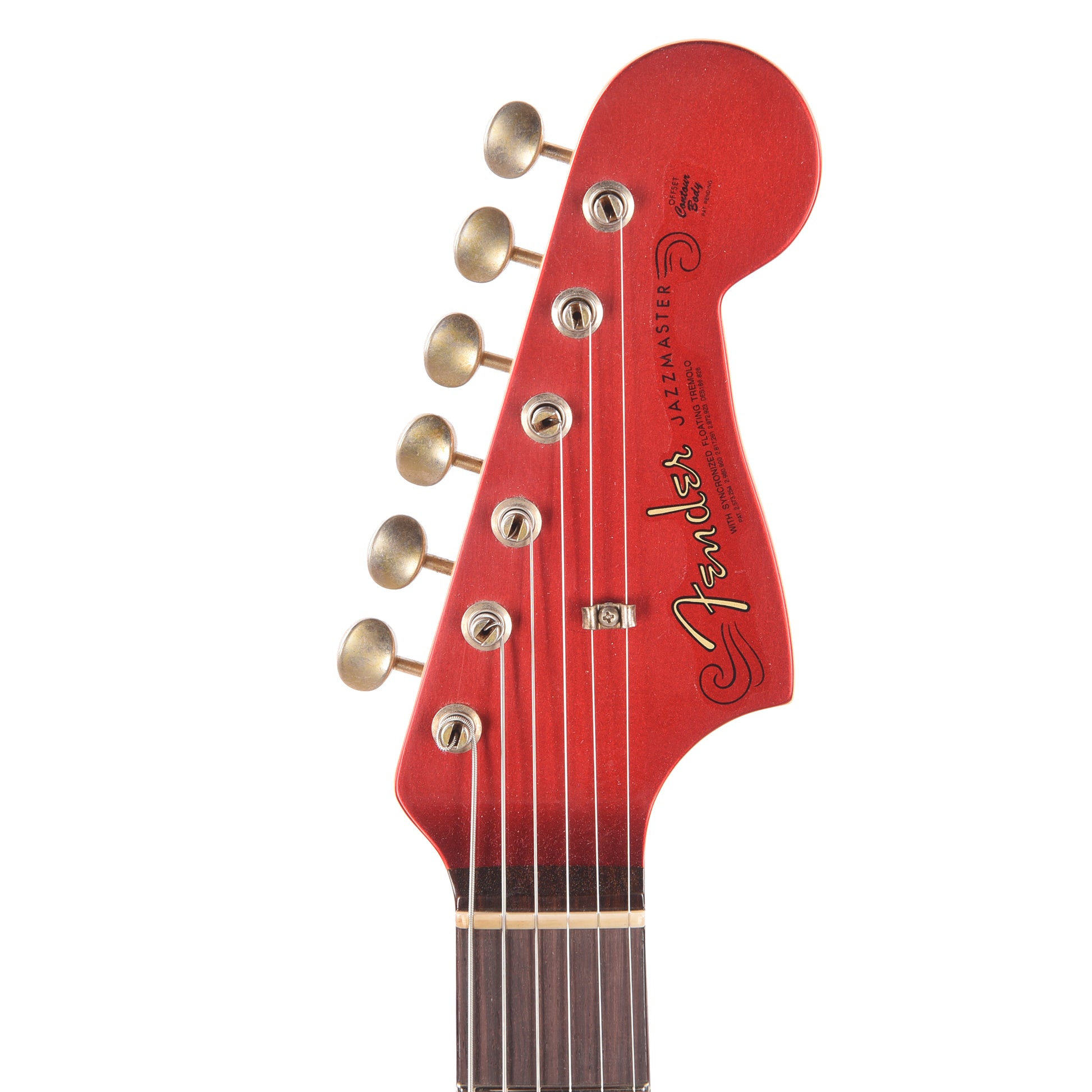 Fender Custom Shop 1962 Jazzmaster "Chicago Special" Journeyman Relic Faded/Aged Candy Apple Red w/Painted Headcap Electric Guitars / Solid Body
