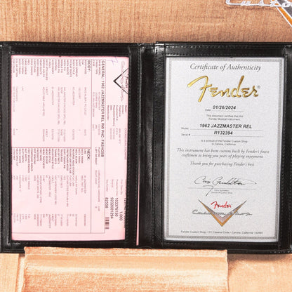 Fender Custom Shop 1962 Jazzmaster "Chicago Special" Journeyman Relic Faded/Aged Desert Sand w/Shoreline Gold Burst Electric Guitars / Solid Body