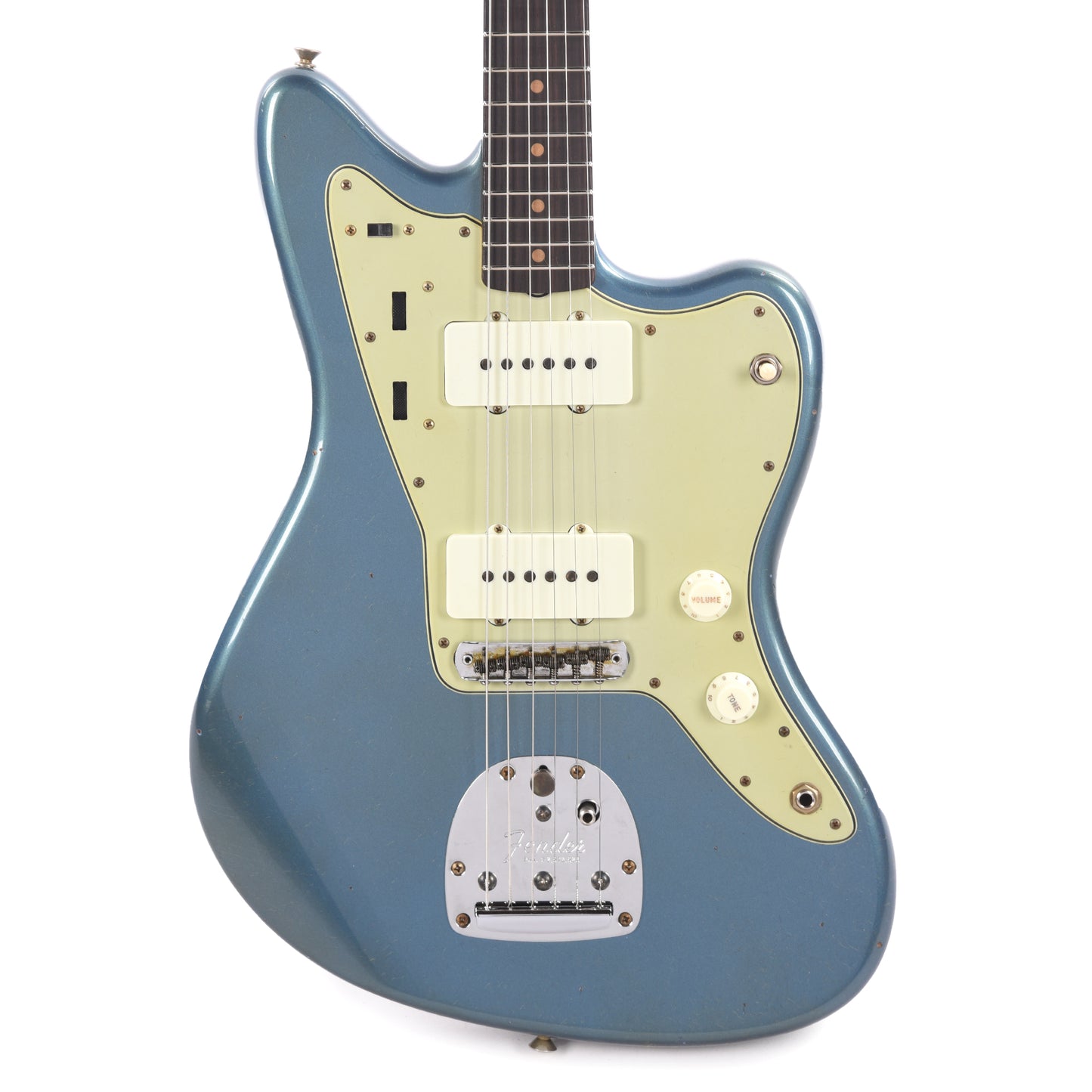 Fender Custom Shop 1962 Jazzmaster "Chicago Special" Journeyman Relic Super Aged Lake Placid Blue w/Painted Headcap Electric Guitars / Solid Body