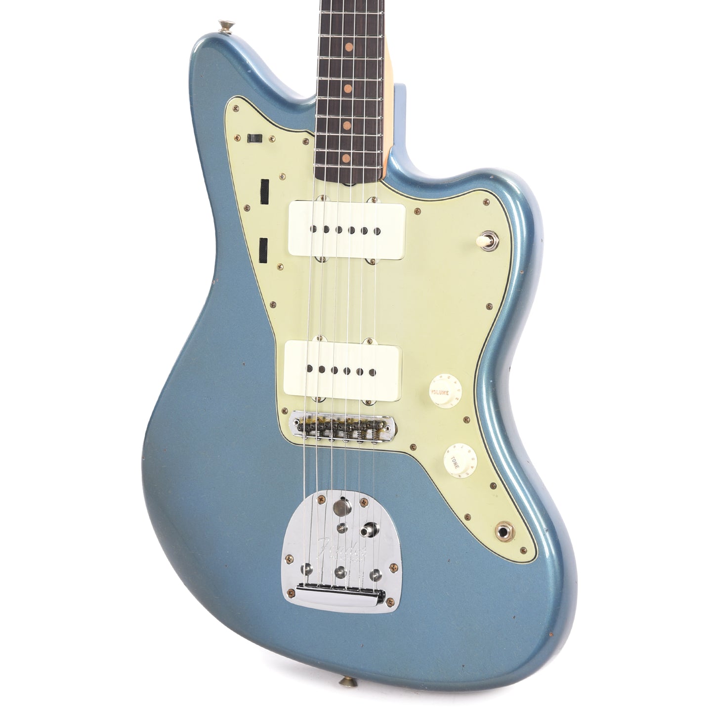 Fender Custom Shop 1962 Jazzmaster "Chicago Special" Journeyman Relic Super Aged Lake Placid Blue w/Painted Headcap Electric Guitars / Solid Body