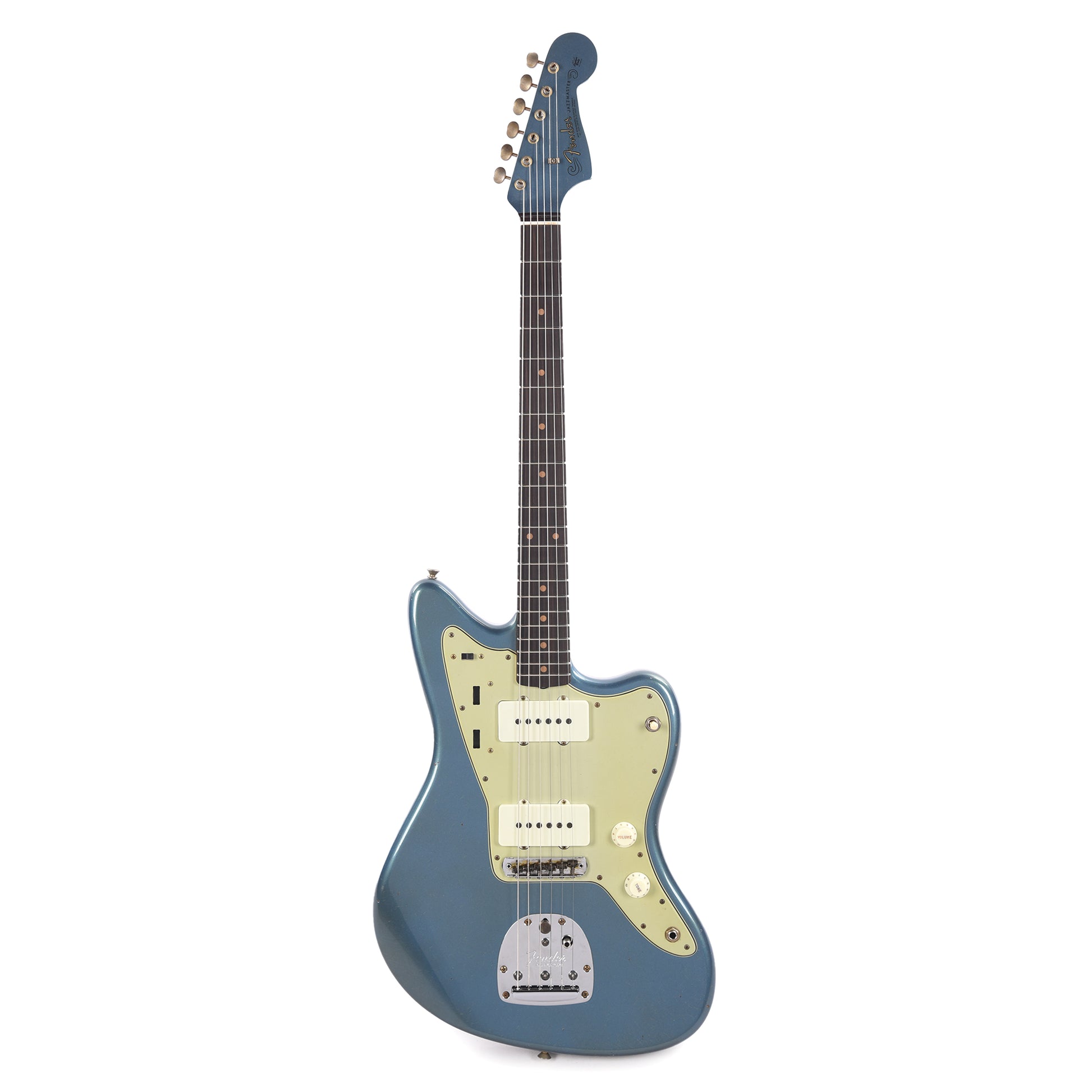 Fender Custom Shop 1962 Jazzmaster "Chicago Special" Journeyman Relic Super Aged Lake Placid Blue w/Painted Headcap Electric Guitars / Solid Body