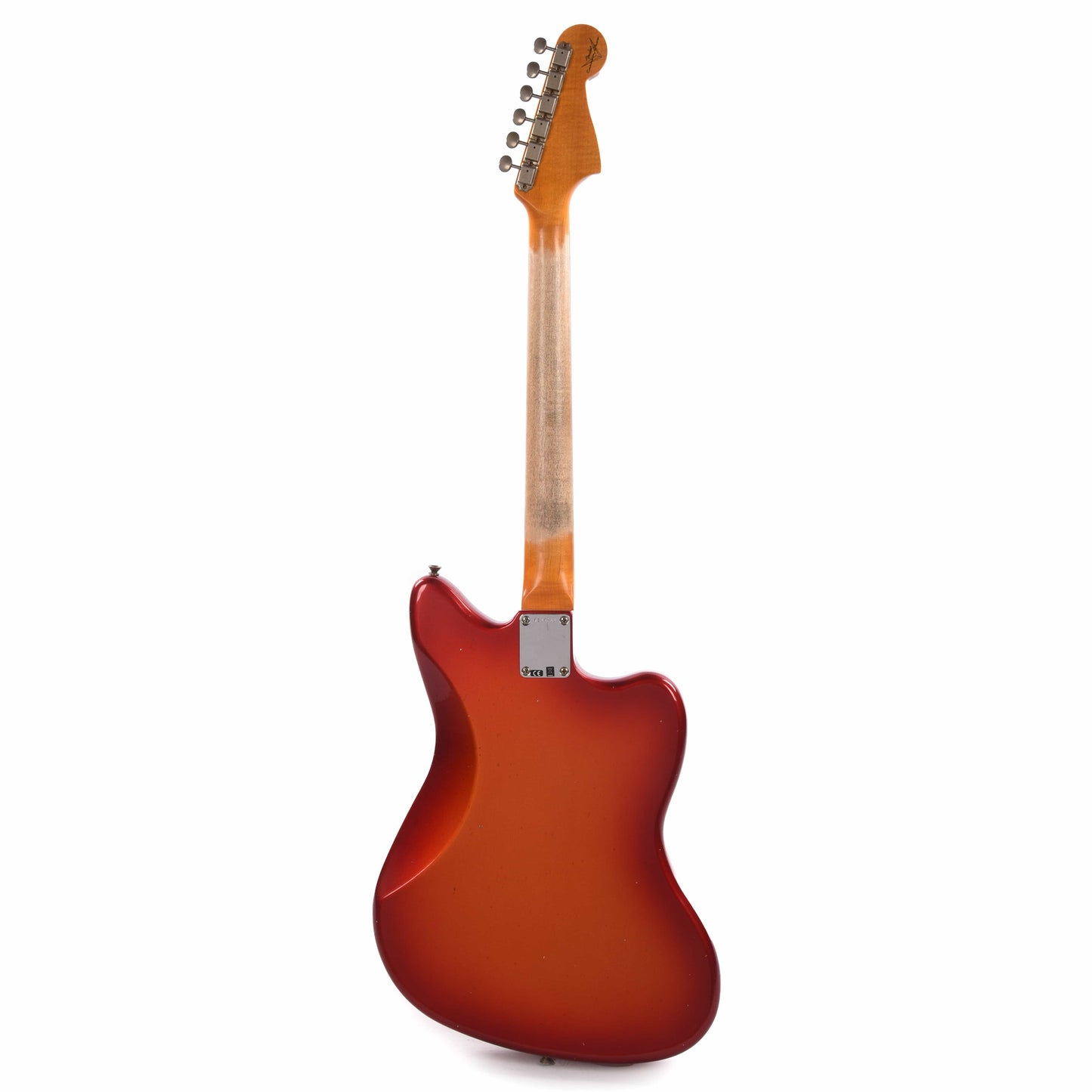 Fender Custom Shop 1962 Jazzmaster "Chicago Special" Journeyman Relic Super Faded Candy Tangerine w/Candy Apple Red Burst LEFTY Electric Guitars / Solid Body