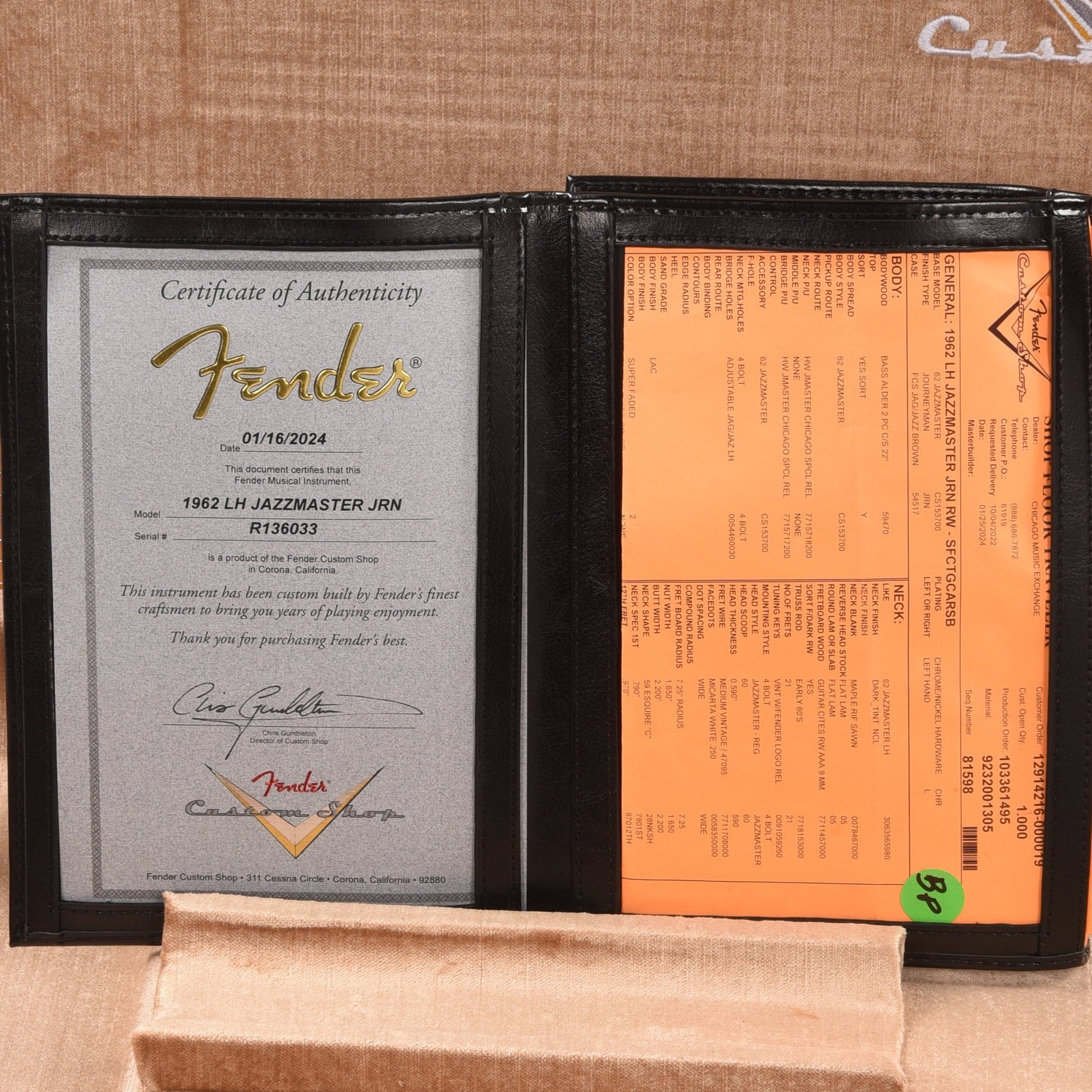 Fender Custom Shop 1962 Jazzmaster "Chicago Special" Journeyman Relic Super Faded Candy Tangerine w/Candy Apple Red Burst LEFTY Electric Guitars / Solid Body