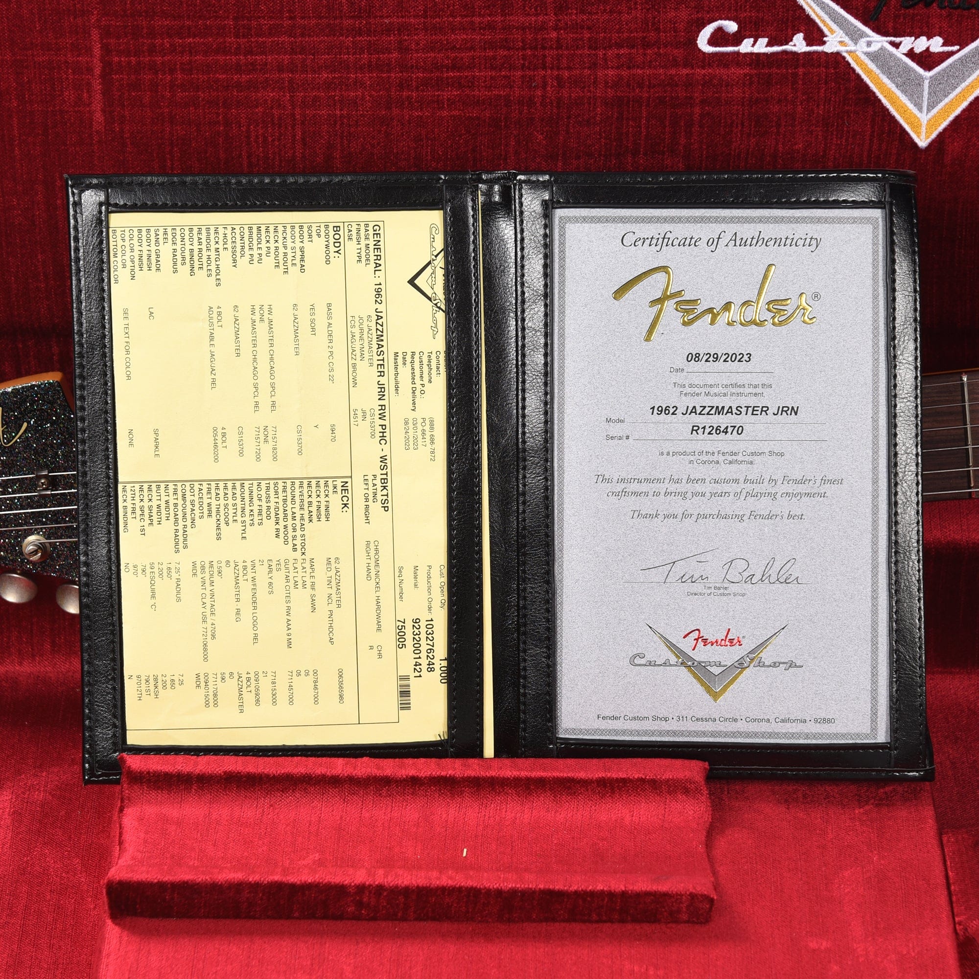 Fender Custom Shop 1962 Jazzmaster 