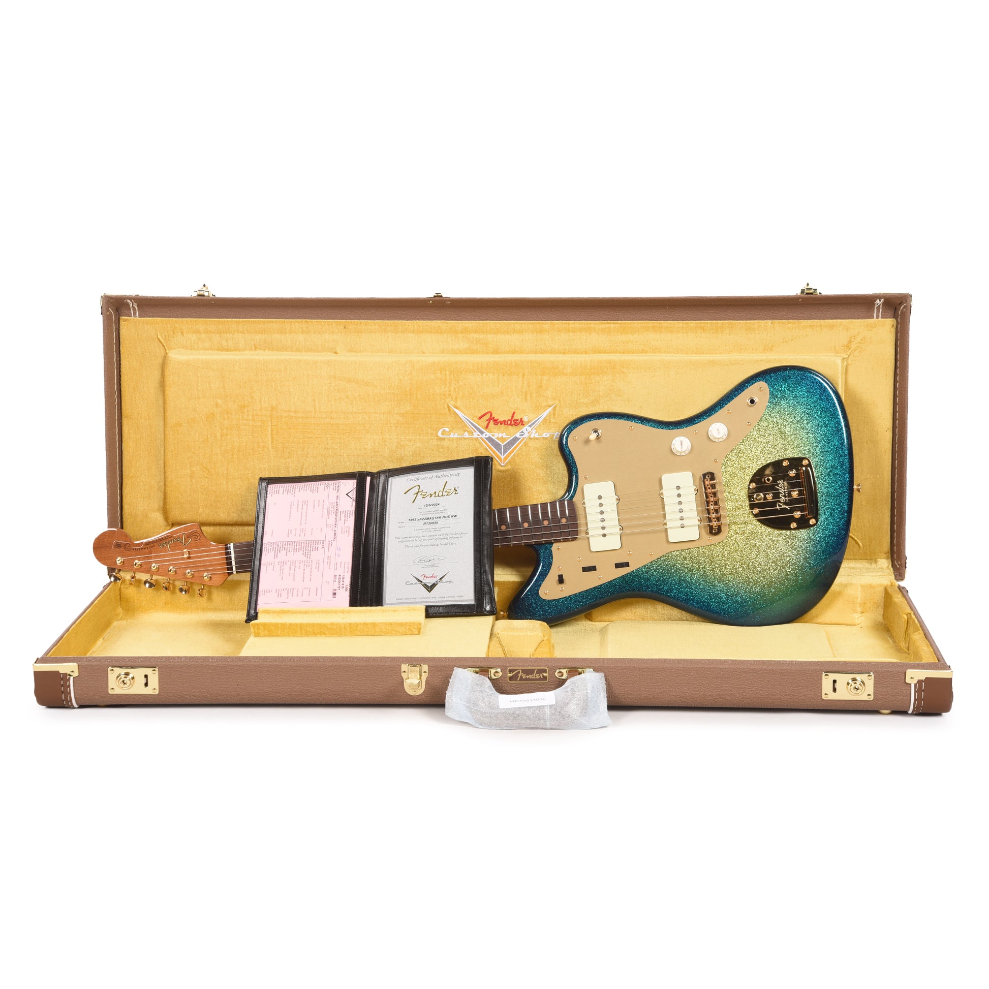 Fender Custom Shop 1962 Jazzmaster "Chicago Special" NOS Aged Surf Burst Sparkle w/Roasted Neck & Gold Hardware Electric Guitars / Solid Body