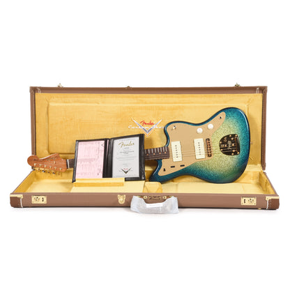 Fender Custom Shop 1962 Jazzmaster "Chicago Special" NOS Aged Surf Burst Sparkle w/Roasted Neck & Gold Hardware Electric Guitars / Solid Body