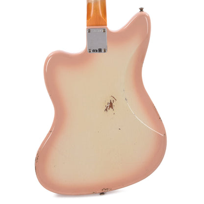 Fender Custom Shop 1962 Jazzmaster "Chicago Special" Relic Super Aged Olympic White w/Shell Pink Burst Electric Guitars / Solid Body