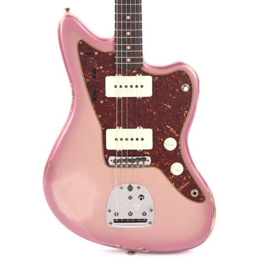Fender Custom Shop 1962 Jazzmaster "Chicago Special" Relic Super Dirty Shell Pink w/Burgundy Mist Burst Electric Guitars / Solid Body