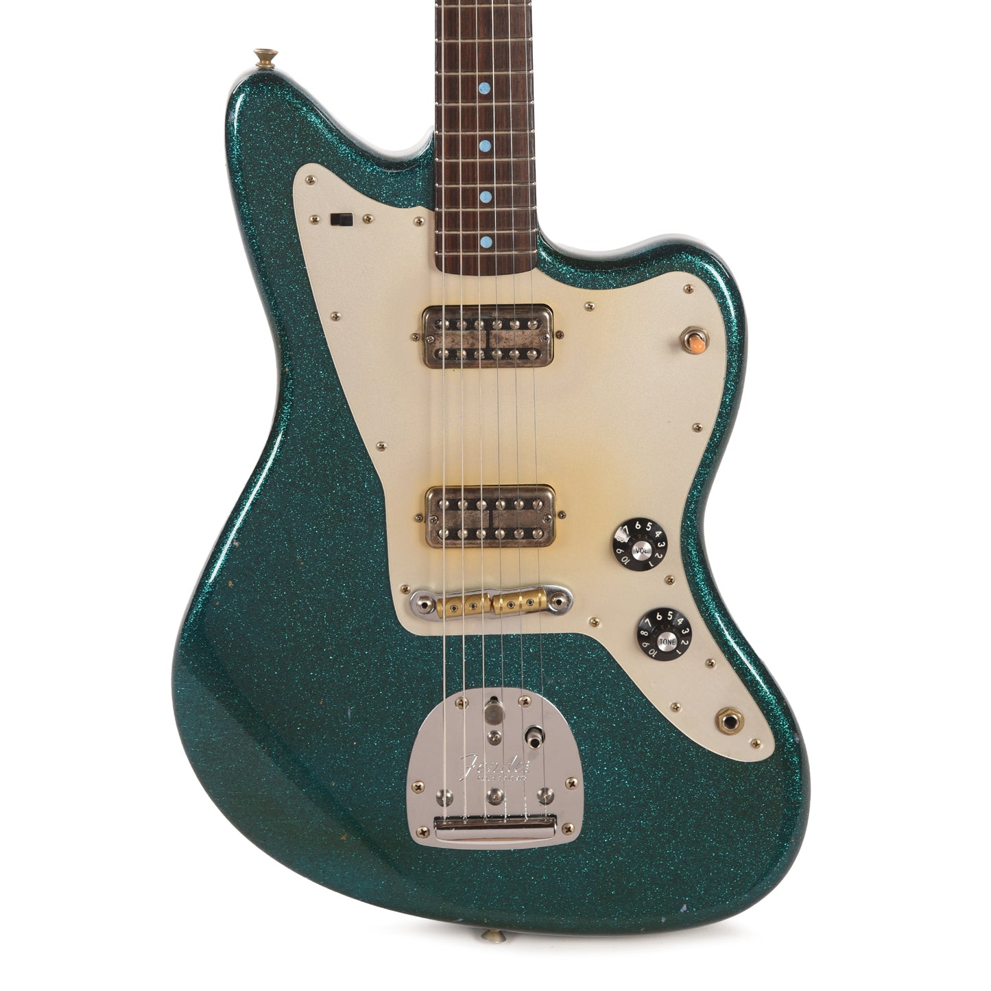Fender Custom Shop 1962 Jazzmaster Journeyman Relic Nicotine Lake Placid Blue Sparkle Master Built by Levi Perry Electric Guitars / Solid Body