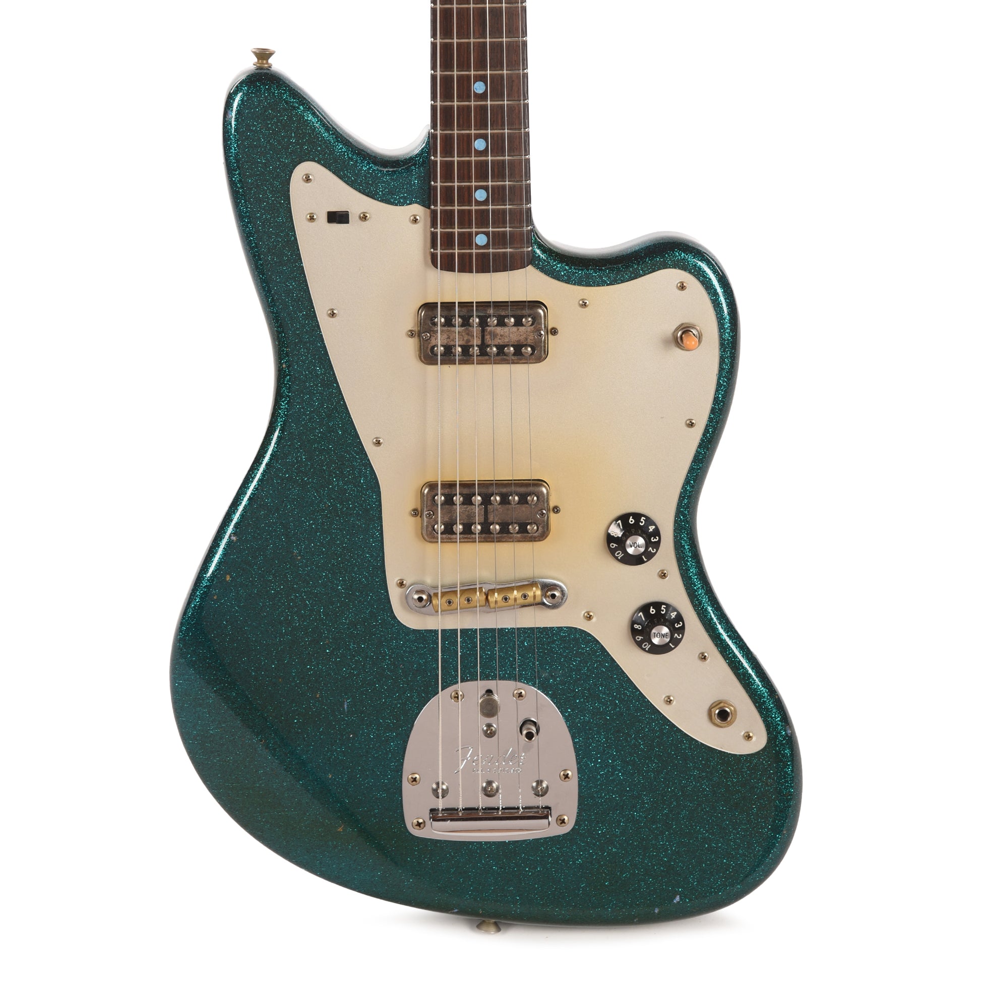 Fender Custom Shop 1962 Jazzmaster Journeyman Relic Nicotine Lake Placid Blue Sparkle Master Built by Levi Perry Electric Guitars / Solid Body