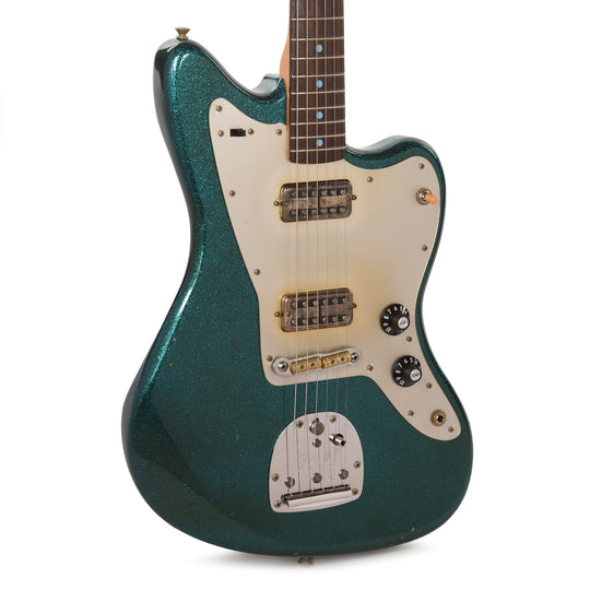 Fender Custom Shop 1962 Jazzmaster Journeyman Relic Nicotine Lake Placid Blue Sparkle Master Built by Levi Perry Electric Guitars / Solid Body