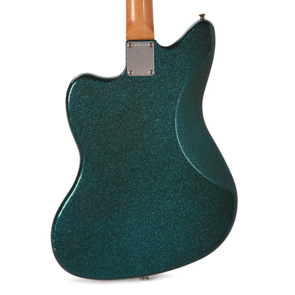 Fender Custom Shop 1962 Jazzmaster Journeyman Relic Nicotine Lake Placid Blue Sparkle Master Built by Levi Perry Electric Guitars / Solid Body