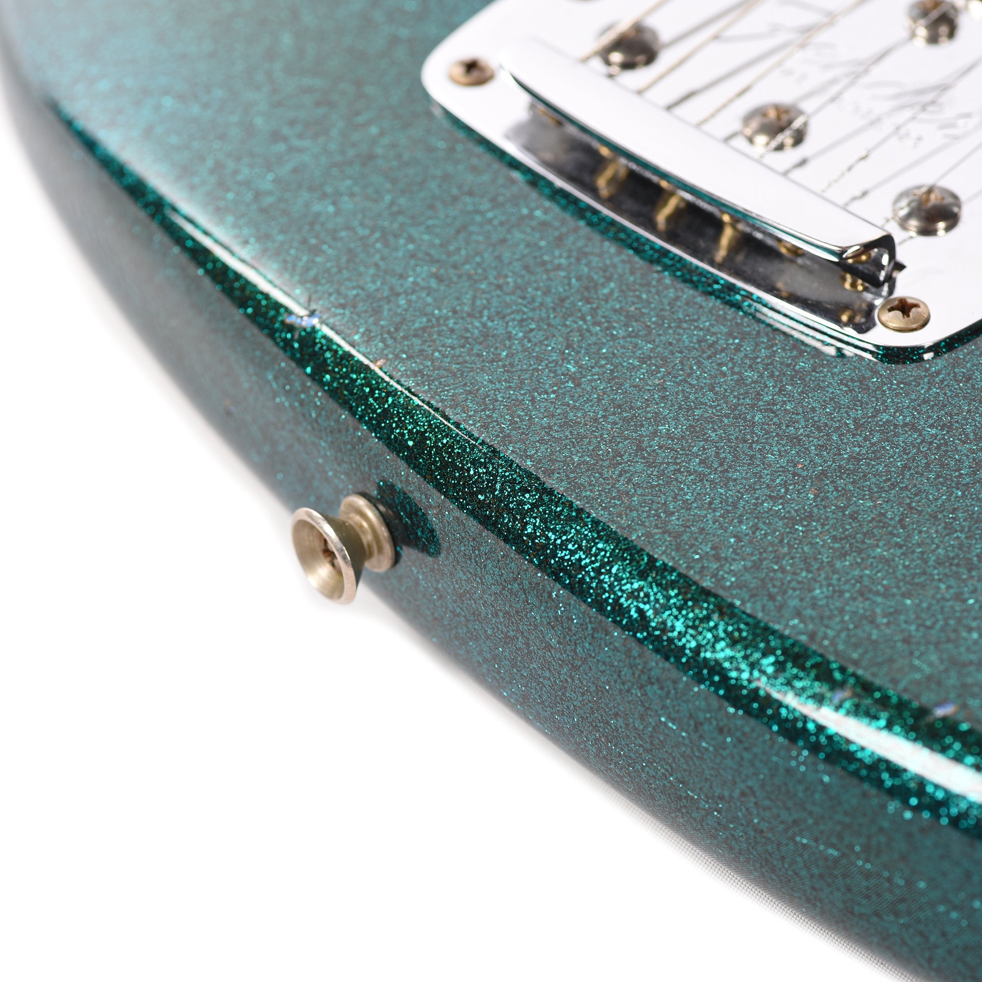 Fender Custom Shop 1962 Jazzmaster Journeyman Relic Nicotine Lake Placid Blue Sparkle Master Built by Levi Perry Electric Guitars / Solid Body