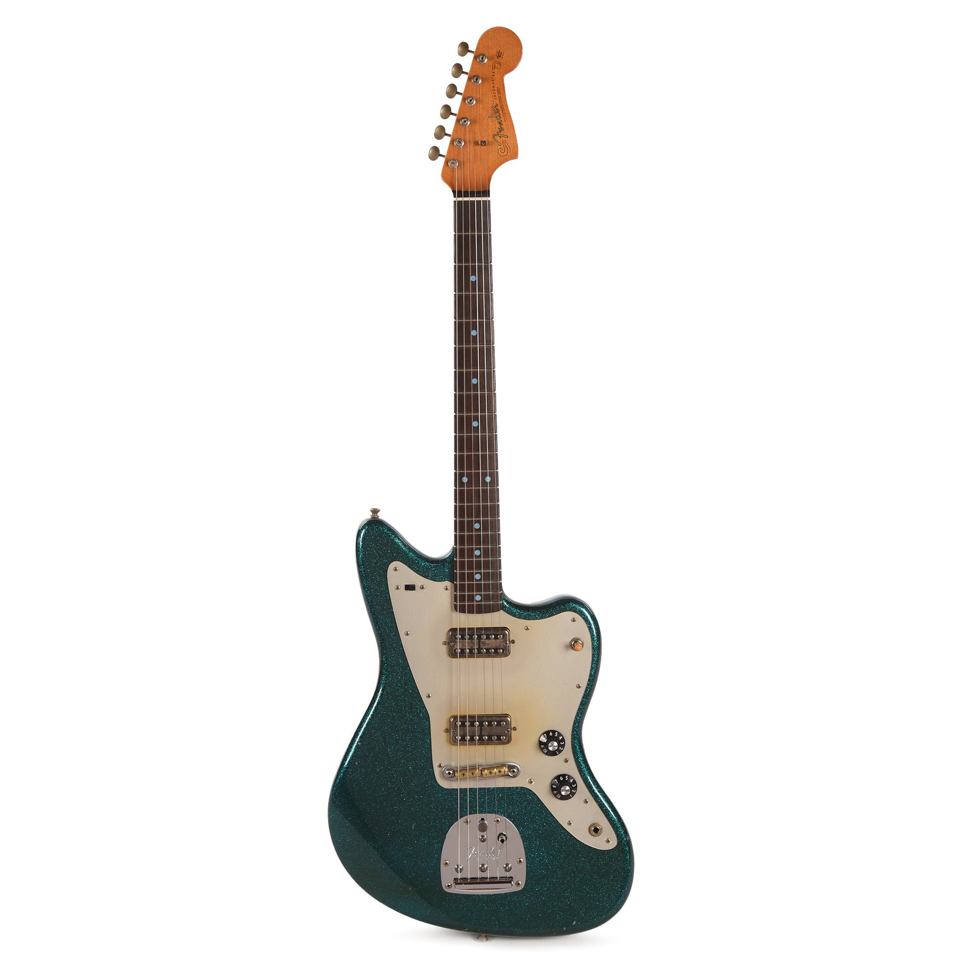 Fender Custom Shop 1962 Jazzmaster Journeyman Relic Nicotine Lake Placid Blue Sparkle Master Built by Levi Perry Electric Guitars / Solid Body