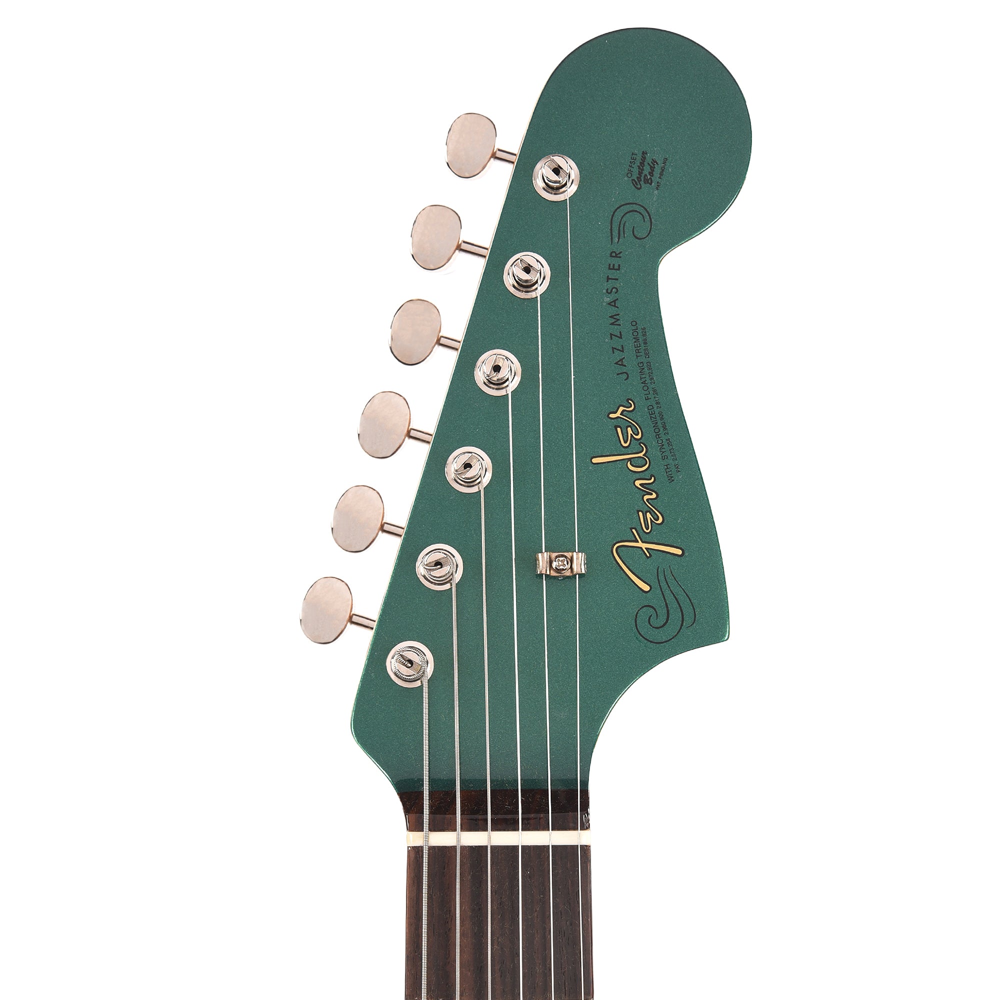 Fender Custom Shop 1962 Jazzmaster NOS British Racing Green w/Olympic White Competition Stripes Electric Guitars / Solid Body