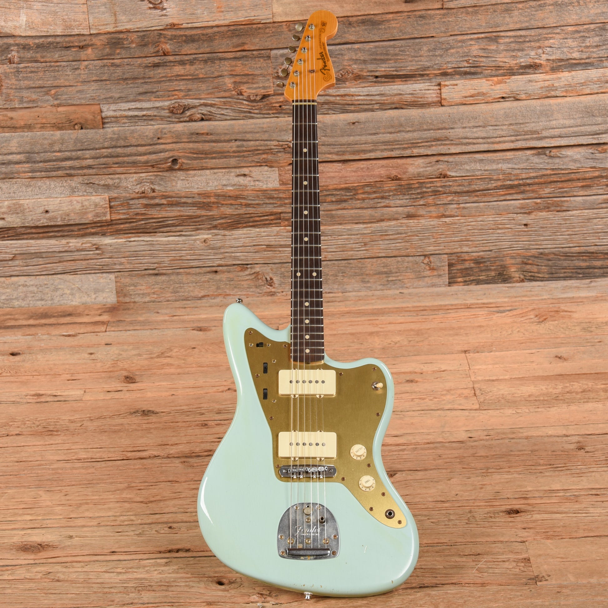 Fender Custom Shop 1962 Jazzmaster Relic Sonic Blue 2009 Electric Guitars / Solid Body