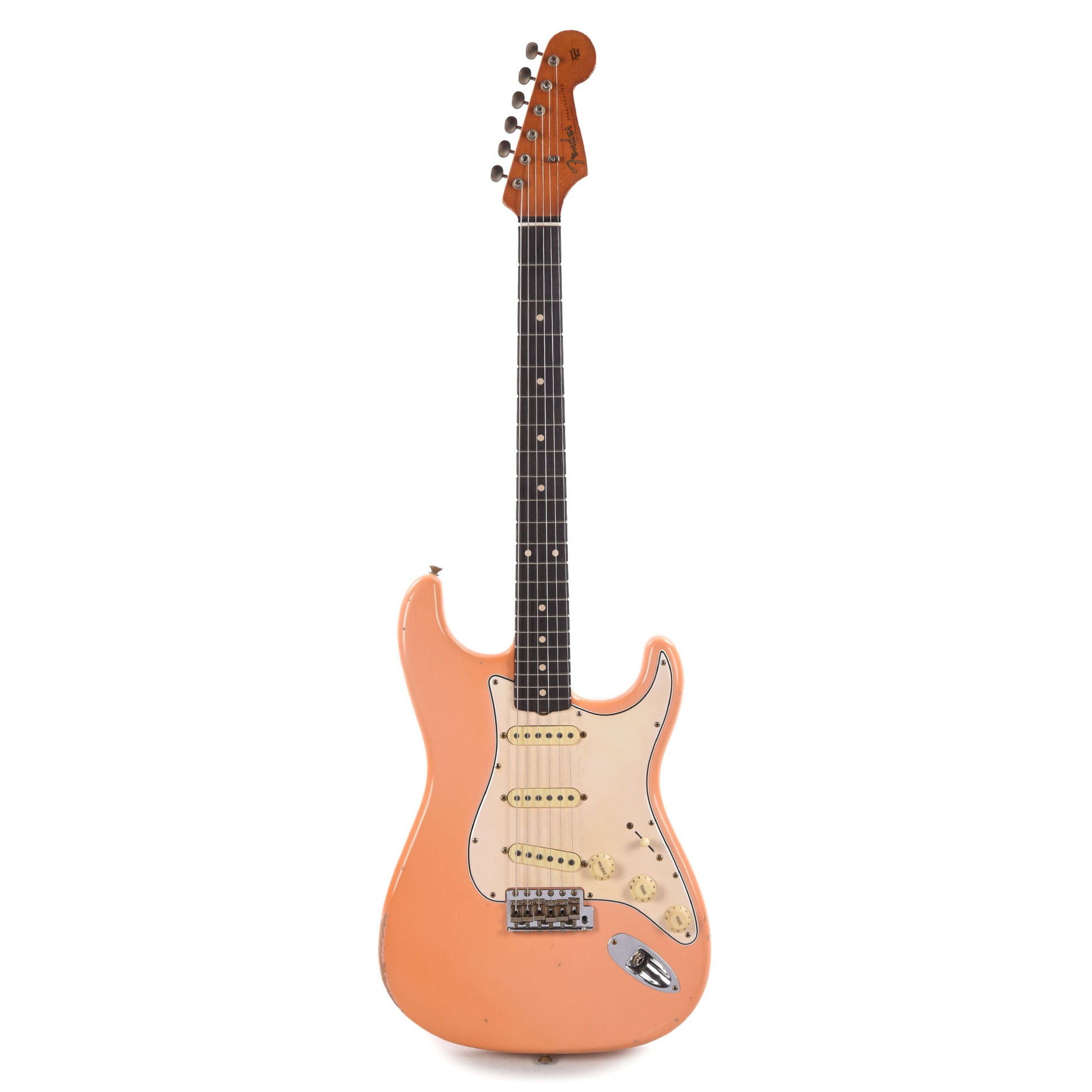 Fender Custom Shop 1962 Stratocaster Journeyman Aged Nicotine Shell Pink Master Built by Vincent Van Trigt Electric Guitars / Solid Body