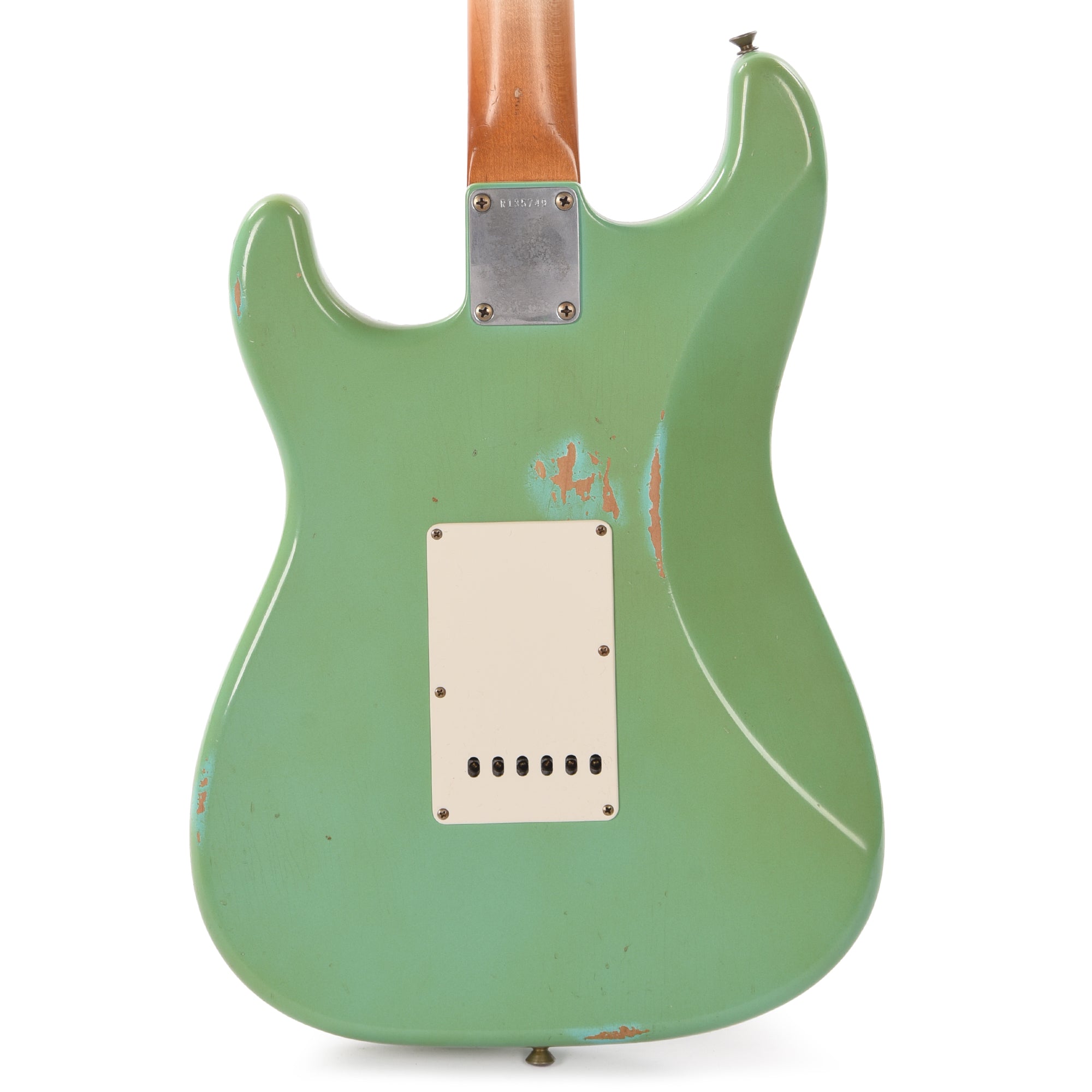 Fender Custom Shop 1962 Stratocaster Journeyman Super Faded Aged Nicotine Sea Foam Green Master Built by Vincent Van Trigt Electric Guitars / Solid Body
