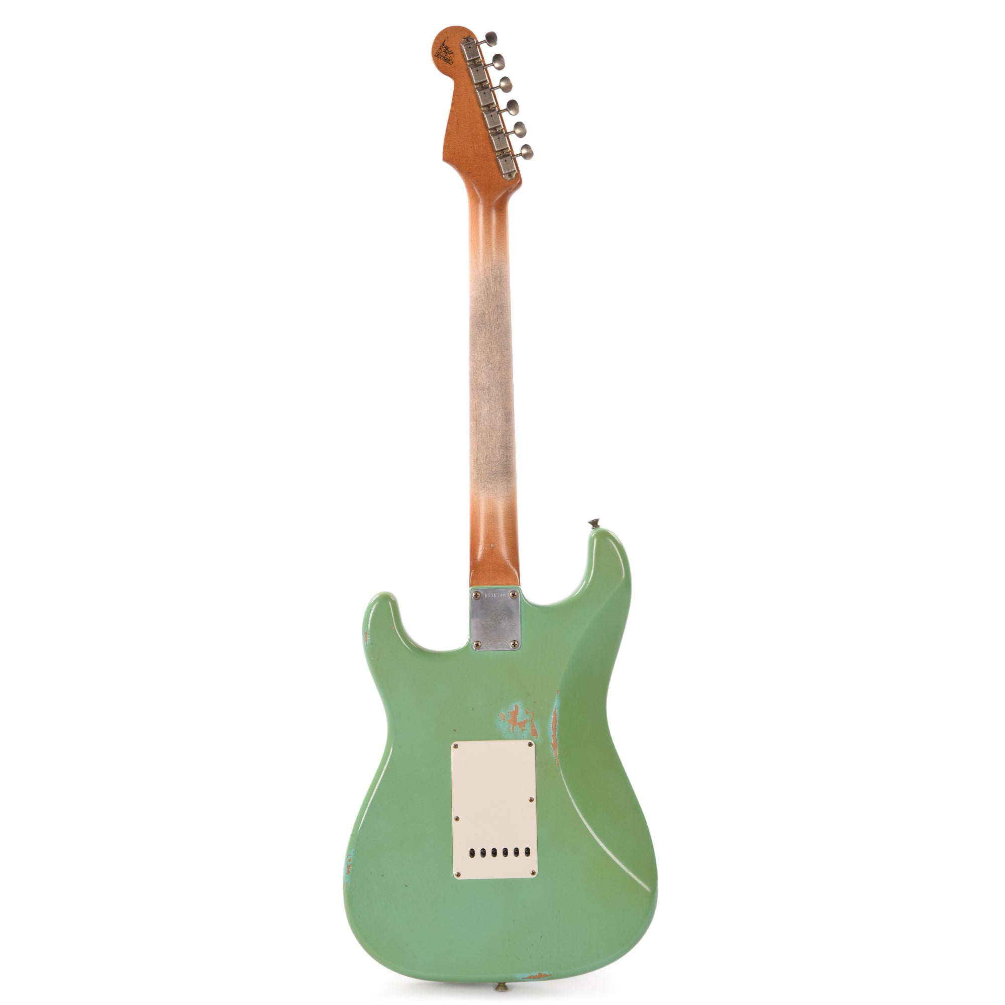 Fender Custom Shop 1962 Stratocaster Journeyman Super Faded Aged Nicotine Sea Foam Green Master Built by Vincent Van Trigt Electric Guitars / Solid Body