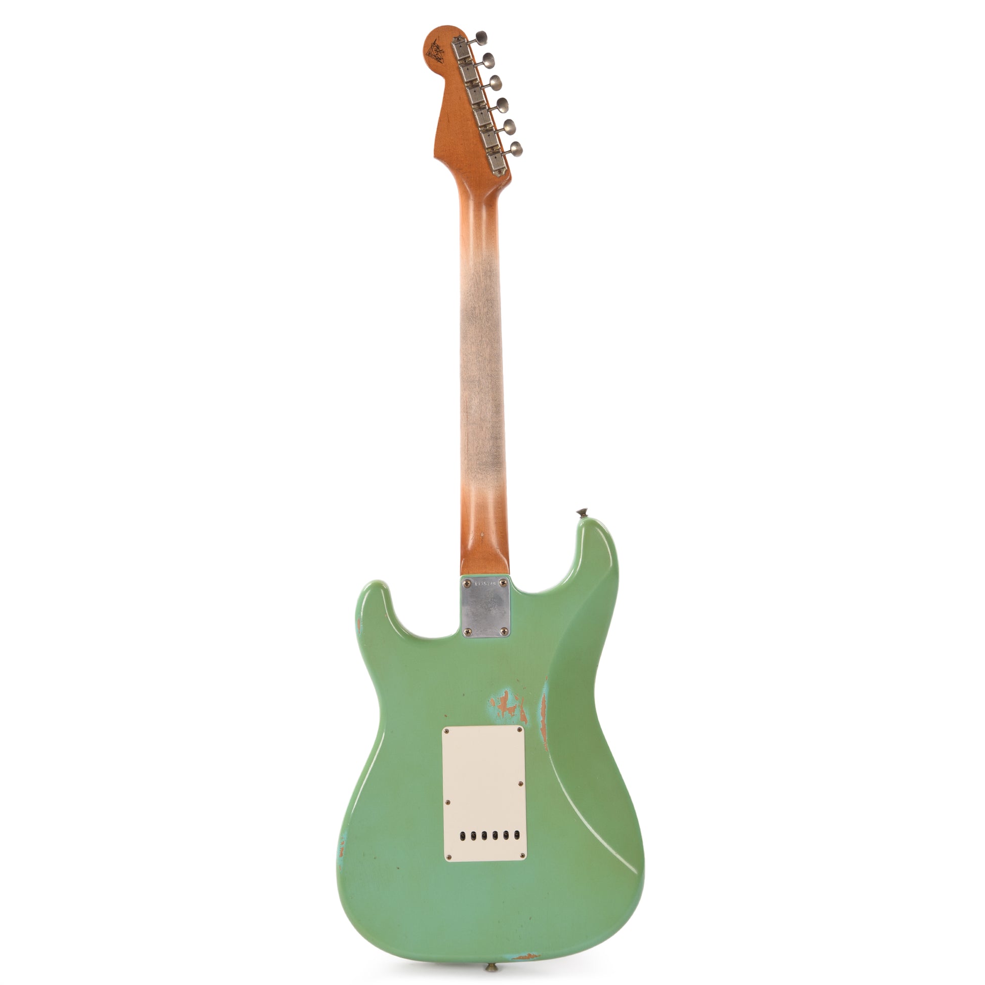 Fender Custom Shop 1962 Stratocaster Journeyman Super Faded Aged Nicotine Sea Foam Green Master Built by Vincent Van Trigt Electric Guitars / Solid Body
