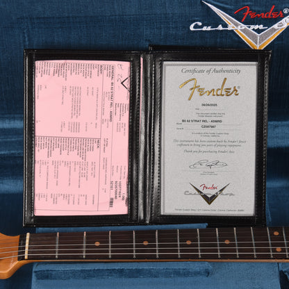 Fender Custom Shop 1962 Stratocaster Relic Aged Seminole Red Electric Guitars / Solid Body