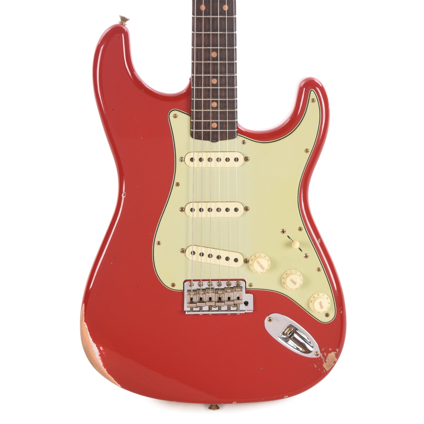 Fender Custom Shop 1962 Stratocaster Relic Aged Seminole Red Electric Guitars / Solid Body