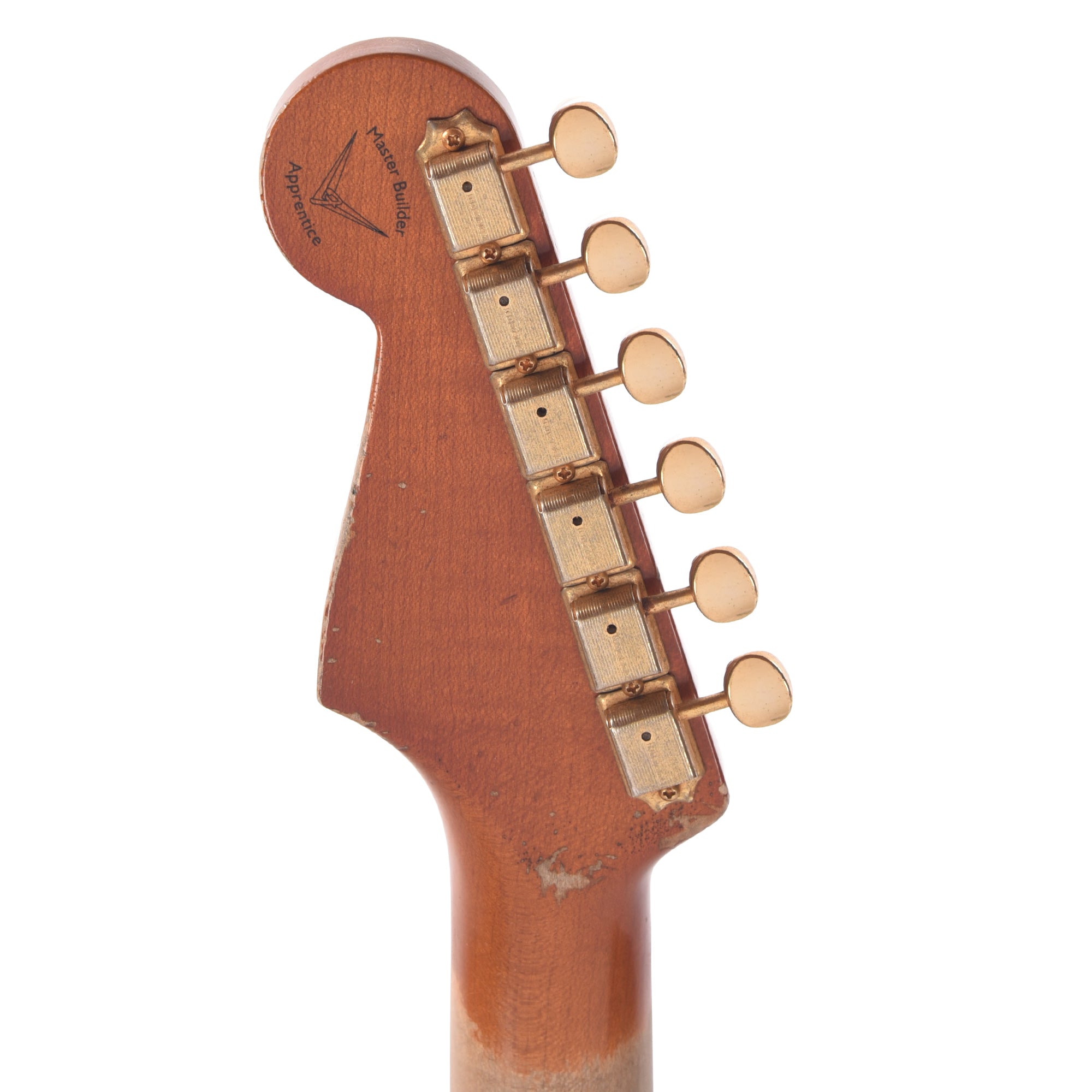 Fender Custom Shop 1963 Color Over Color Stratocaster Relic Sweet Pea Green/3-Color Sunburst Masterbuilder Apprentice Built By Nick Saccone Electric Guitars / Solid Body
