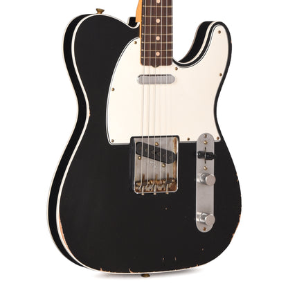 Fender Custom Shop 1963 Custom Telecaster Relic Black Master Built by David Brown w/Josefina Hand-Wound Pickups Electric Guitars / Solid Body