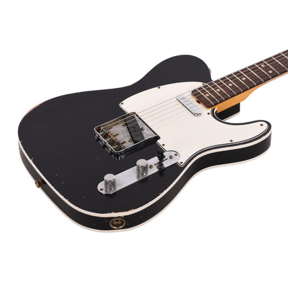 Fender Custom Shop 1963 Custom Telecaster Relic Black Master Built by David Brown w/Josefina Hand-Wound Pickups Electric Guitars / Solid Body