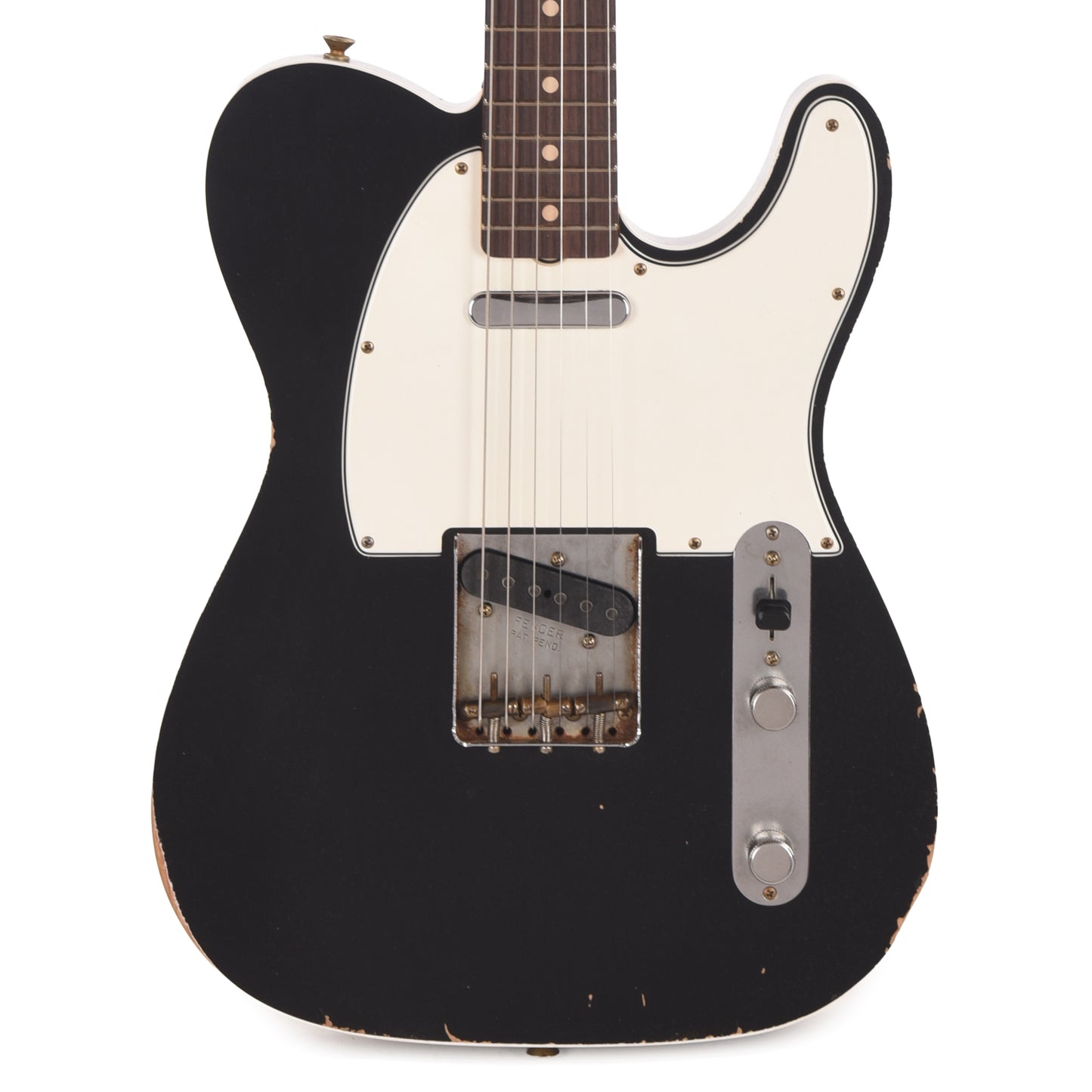 Fender Custom Shop 1963 Custom Telecaster Relic Black Master Built by David Brown w/Josefina Hand-Wound Pickups Electric Guitars / Solid Body