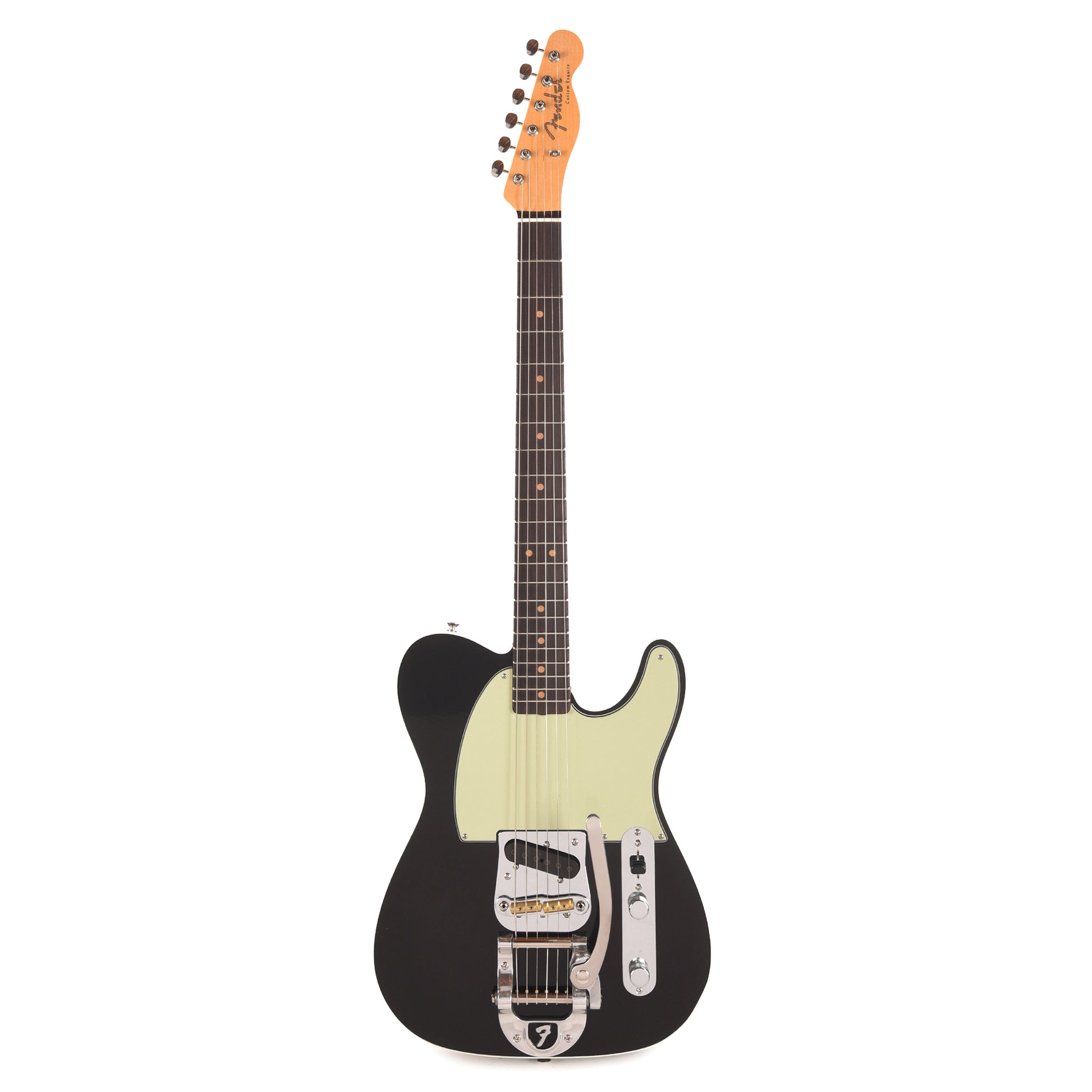 Fender Custom Shop 1963 Esquire Bigsby Deluxe Closet Classic Black Electric Guitars / Solid Body
