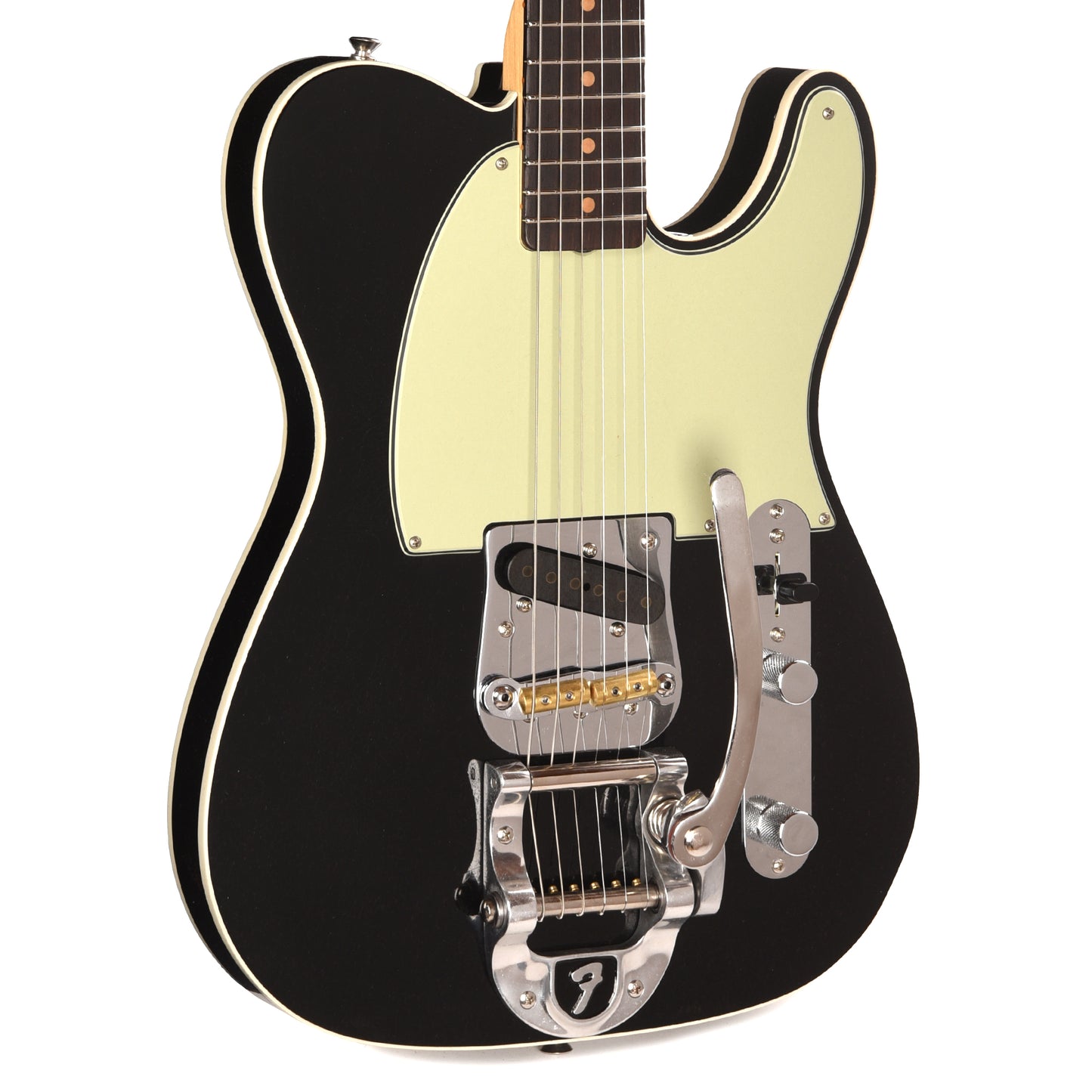 Fender Custom Shop 1963 Esquire Bigsby Deluxe Closet Classic Black Electric Guitars / Solid Body