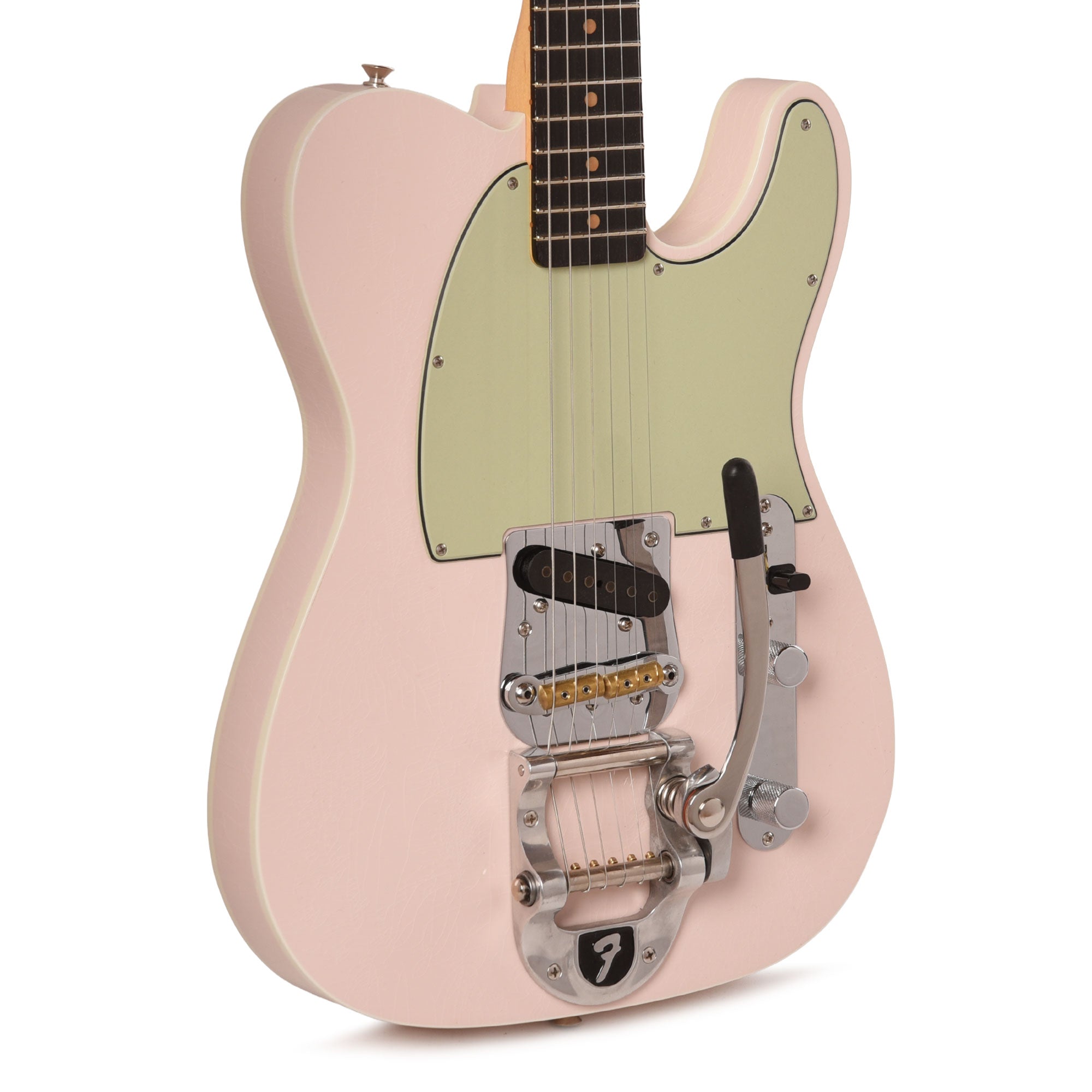 Fender Custom Shop 1963 Esquire Bigsby Deluxe Closet Classic Faded Shell Pink Electric Guitars / Solid Body
