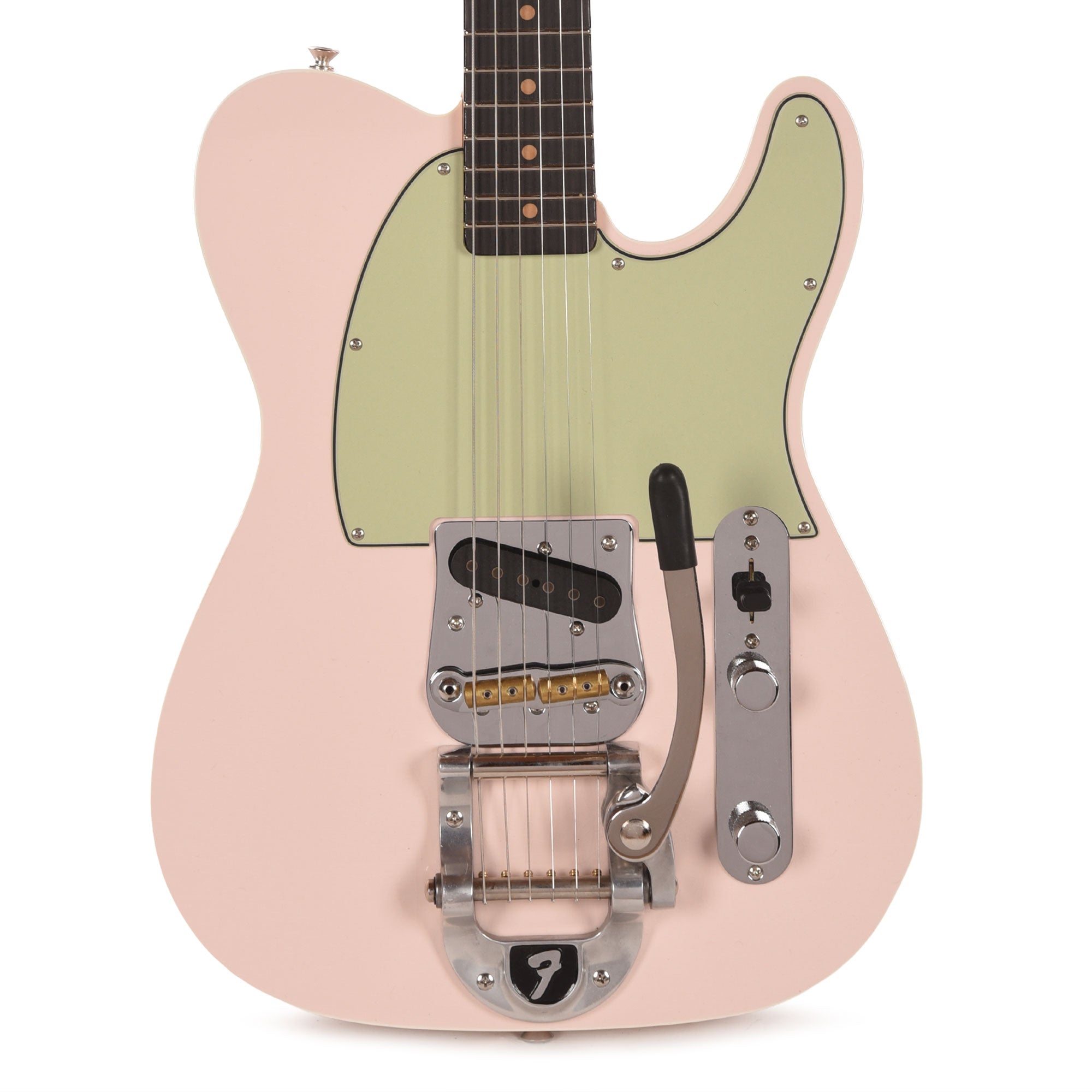 Fender Custom Shop 1963 Esquire Bigsby Deluxe Closet Classic Faded Shell Pink Electric Guitars / Solid Body