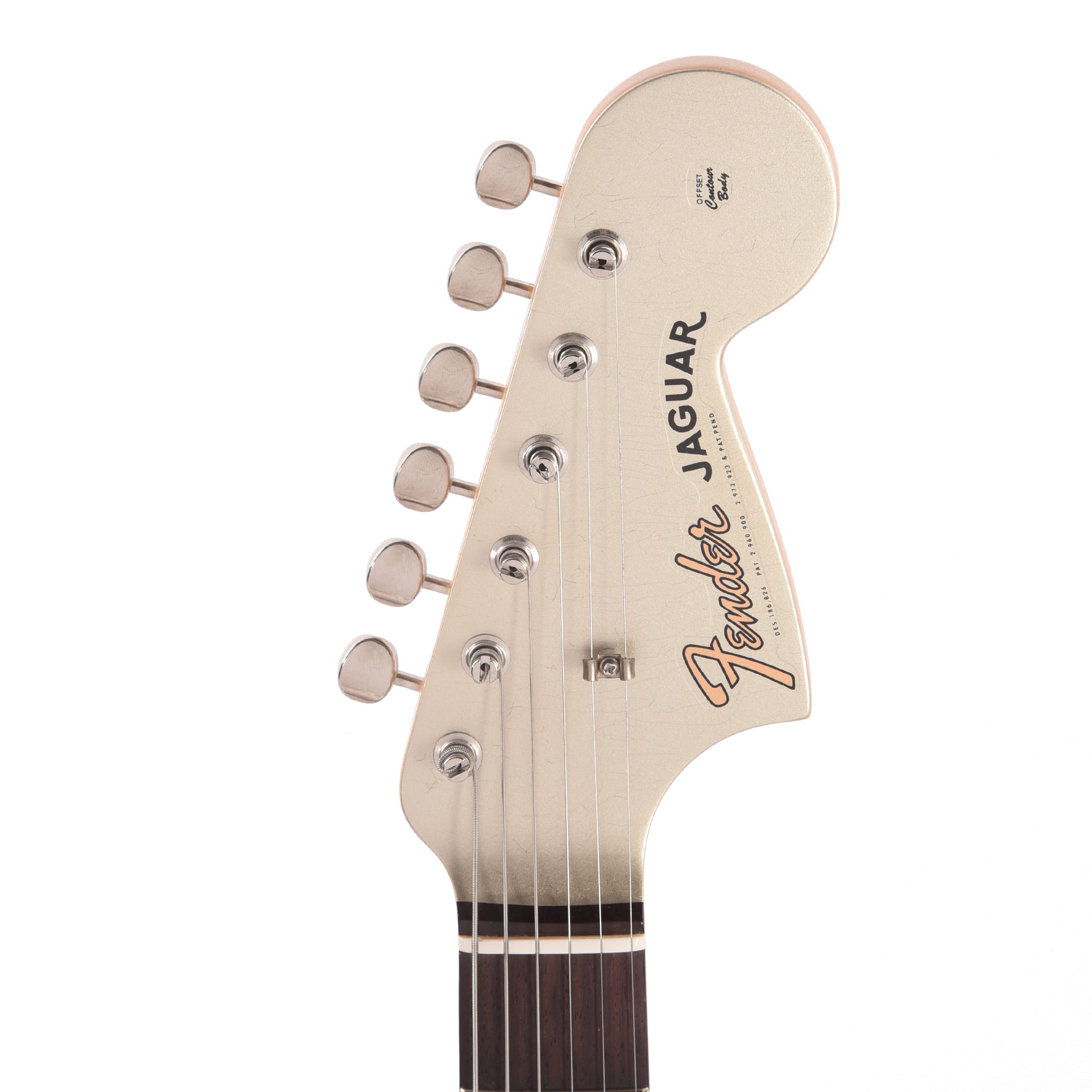 Fender Custom Shop 1963 Jaguar Deluxe Closet Classic Aged Inca Silver Electric Guitars / Solid Body