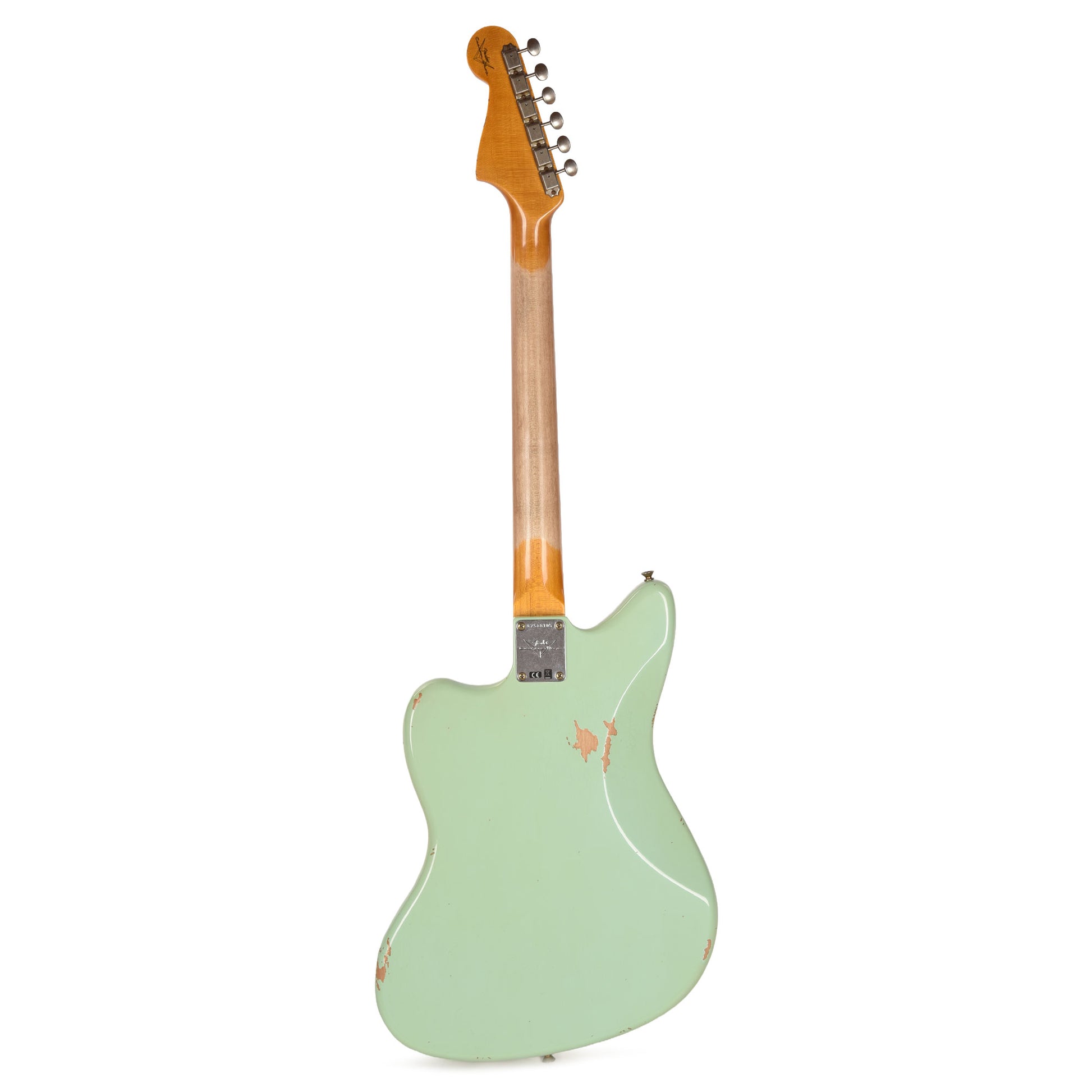 Fender Custom Shop 1963 Jazzmaster Relic Aged Surf Green Electric Guitars / Solid Body