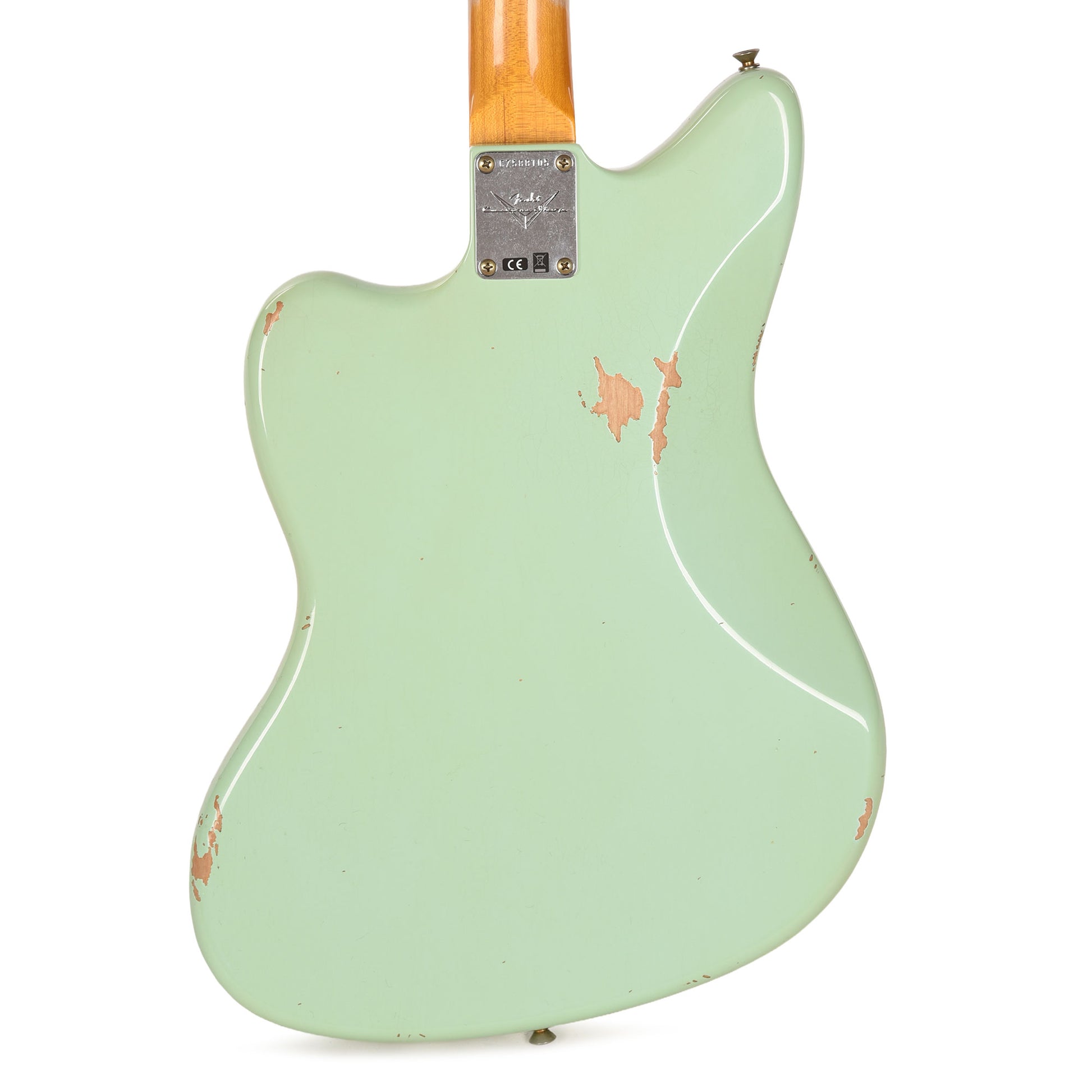 Fender Custom Shop 1963 Jazzmaster Relic Aged Surf Green Electric Guitars / Solid Body