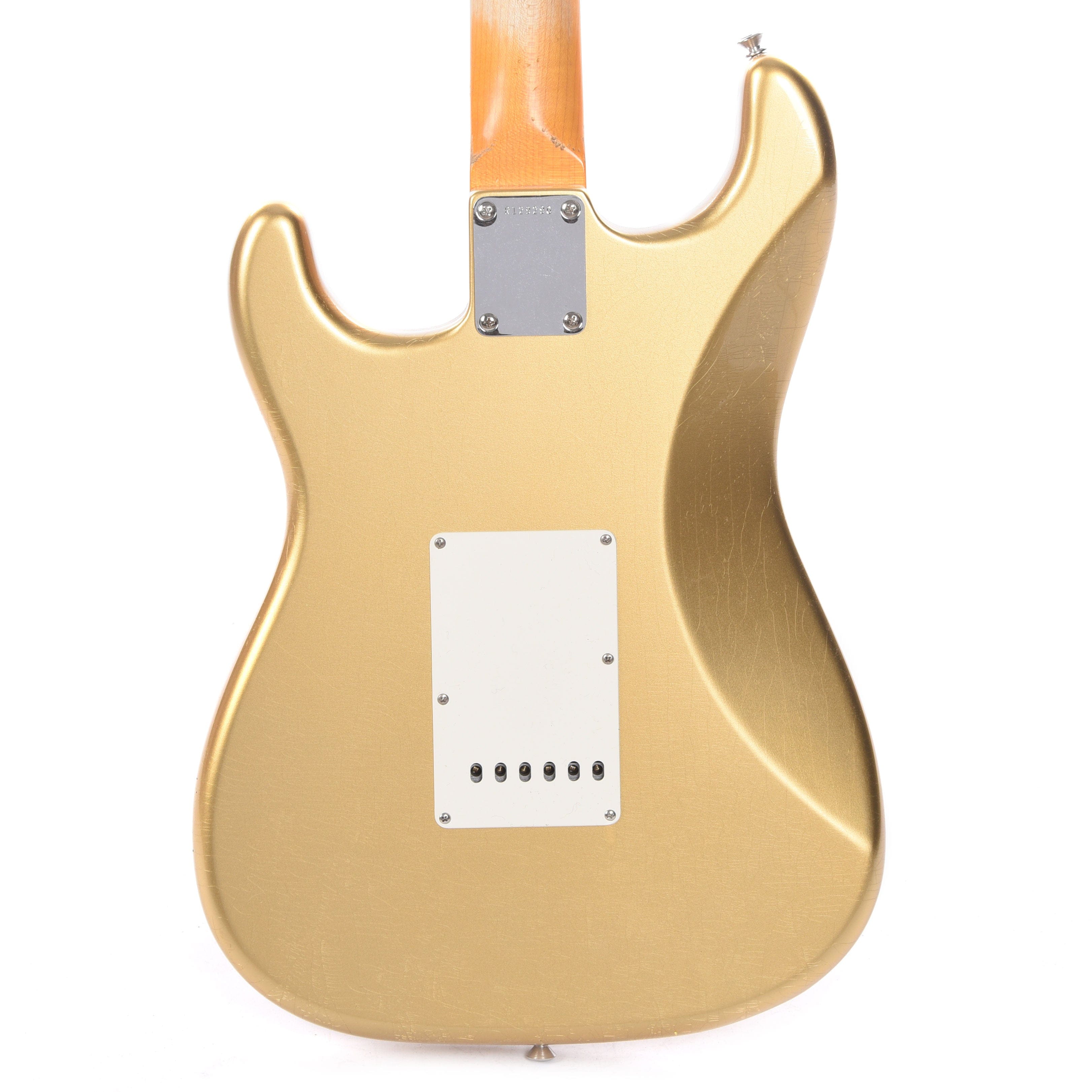 Fender Custom Shop 1963 Stratocaster Deluxe Closet Classic Aged Aztec Gold Master Built by Dennis Galuszka Electric Guitars / Solid Body