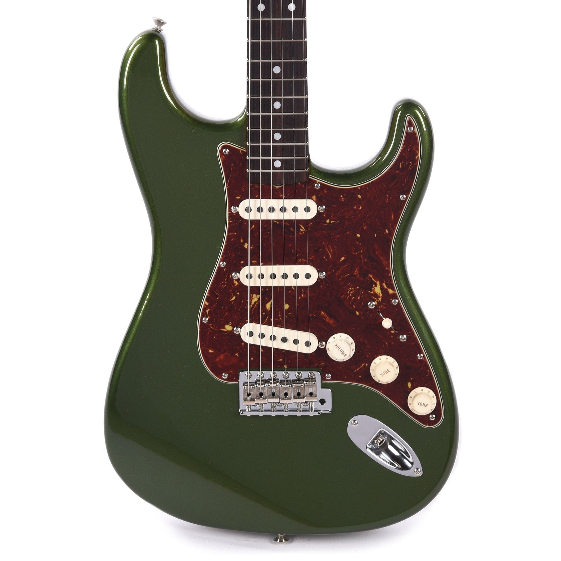 Fender Custom Shop 1963 Stratocaster Deluxe Closet Classic Aged Cadillac Green Master Built by David Brown Electric Guitars / Solid Body