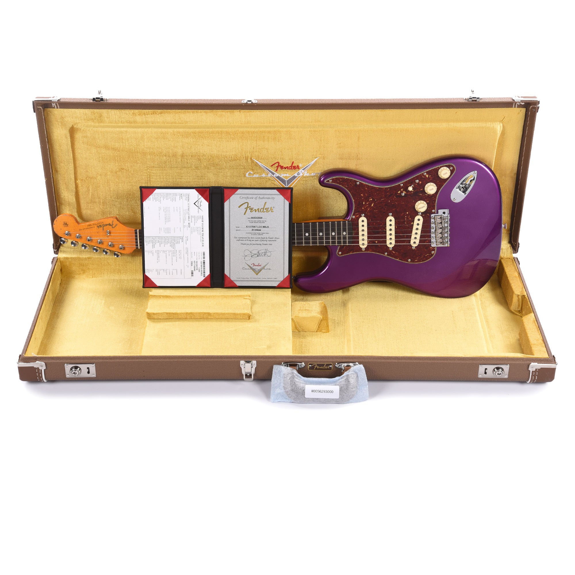 Fender Custom Shop 1963 Stratocaster Deluxe Closet Classic Metallic Purple Master Built by Jason Smith Electric Guitars / Solid Body