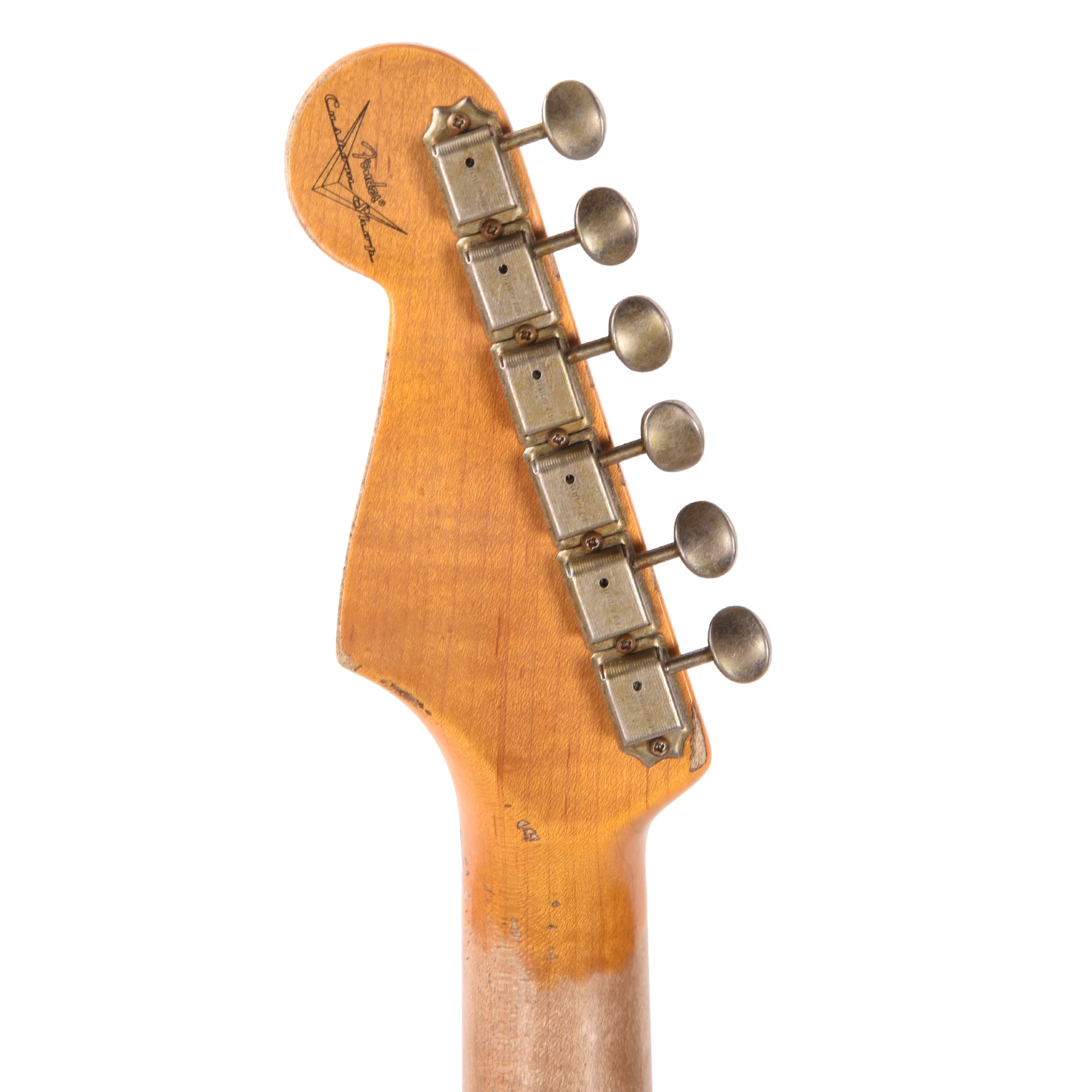 Fender Custom Shop 1963 Stratocaster Super Heavy Relic Super Faded Aged Surf Green over 3-Color Sunburst Electric Guitars / Solid Body