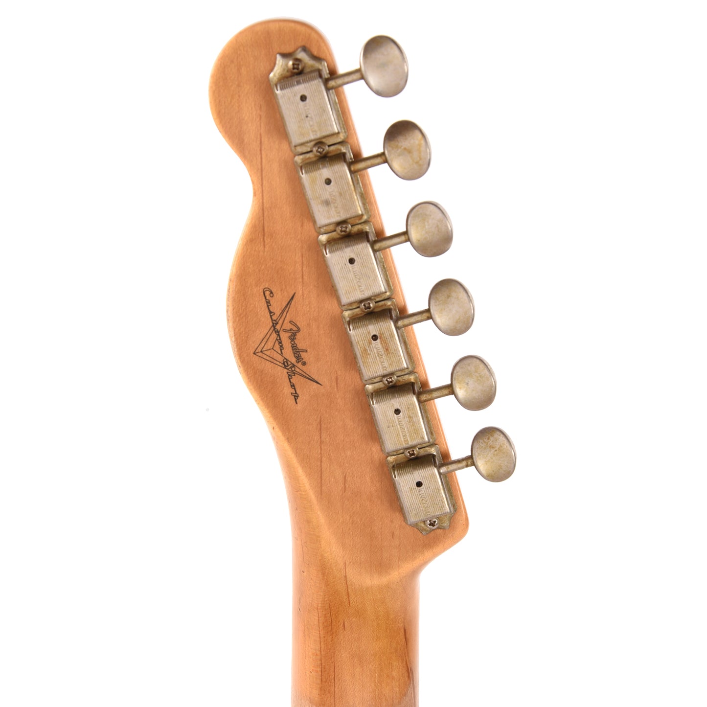 Fender Custom Shop 1963 Telecaster Relic Aged Olympic White Electric Guitars / Solid Body