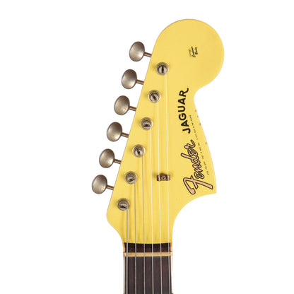 Fender Custom Shop 1965 Jaguar Heavy Relic Faded Graffiti Yellow Electric Guitars / Solid Body