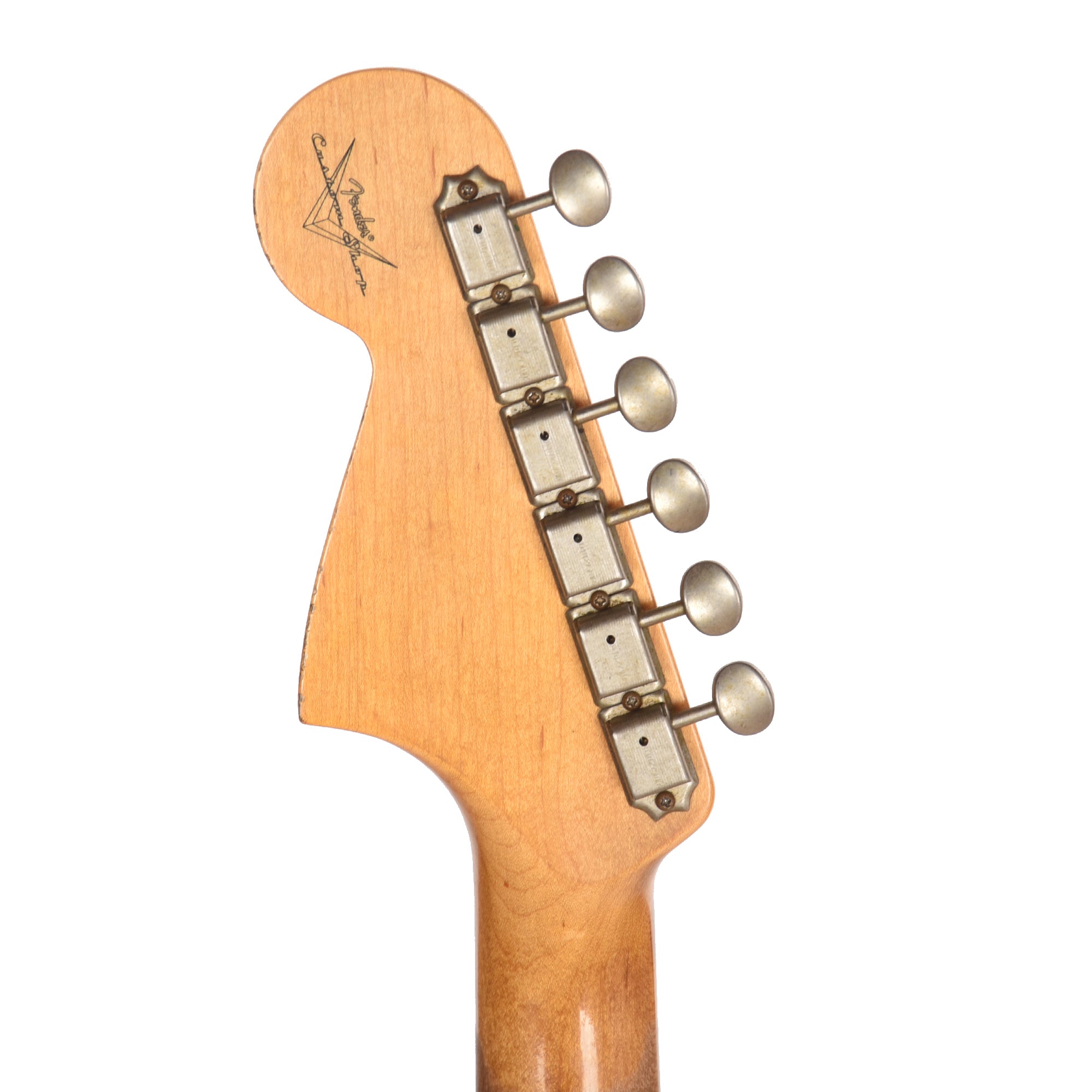 Fender Custom Shop 1965 Jaguar Heavy Relic Faded Graffiti Yellow Electric Guitars / Solid Body