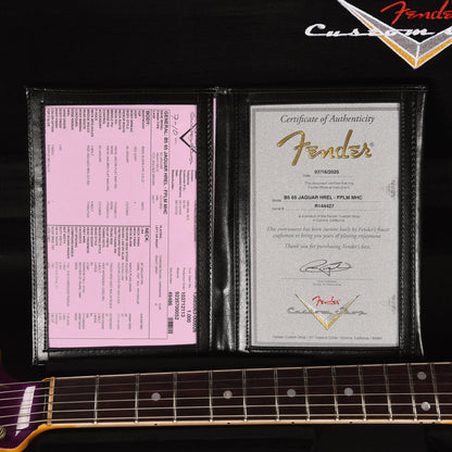 Fender Custom Shop 1965 Jaguar Heavy Relic Faded Purple Metallic Electric Guitars / Solid Body