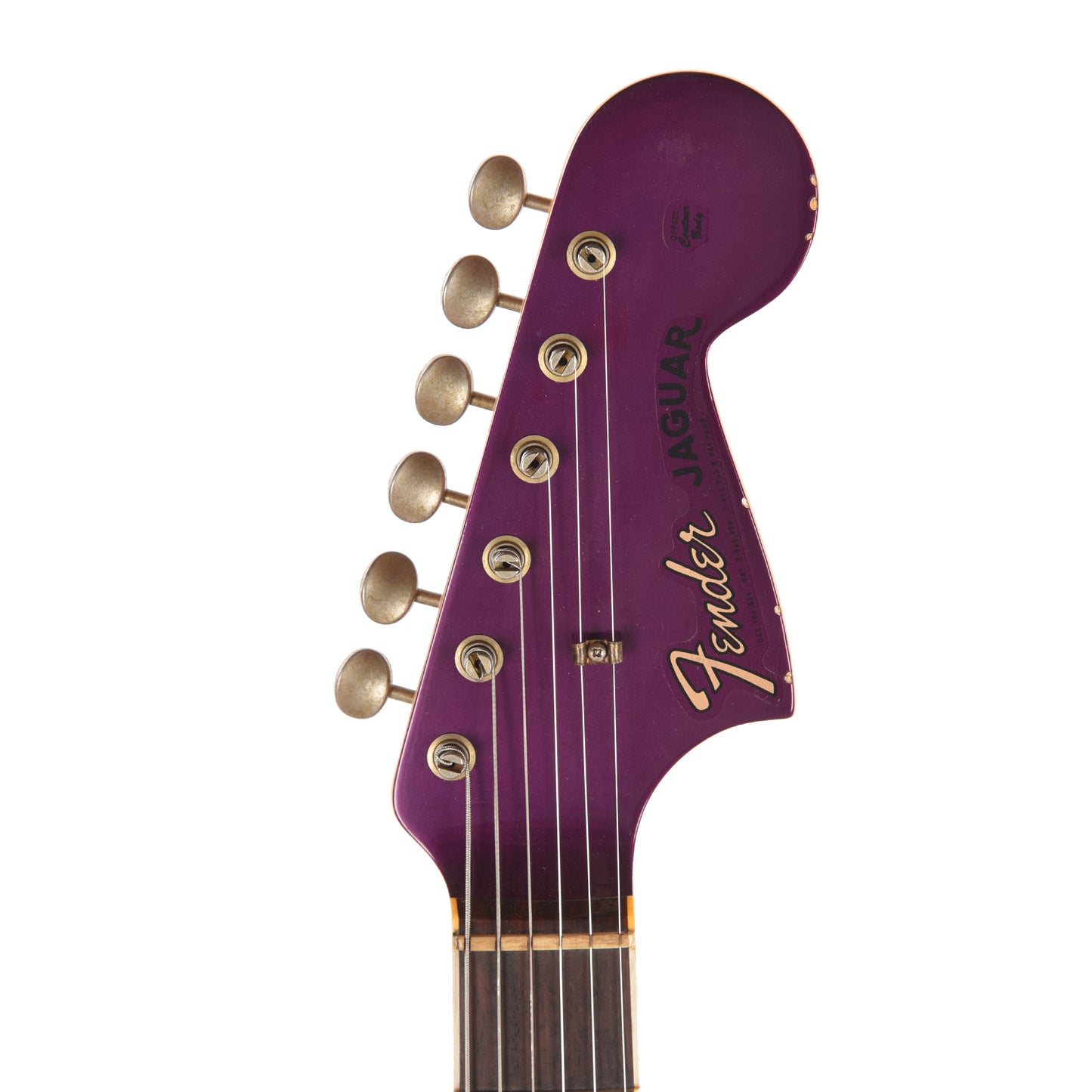 Fender Custom Shop 1965 Jaguar Heavy Relic Faded Purple Metallic Electric Guitars / Solid Body
