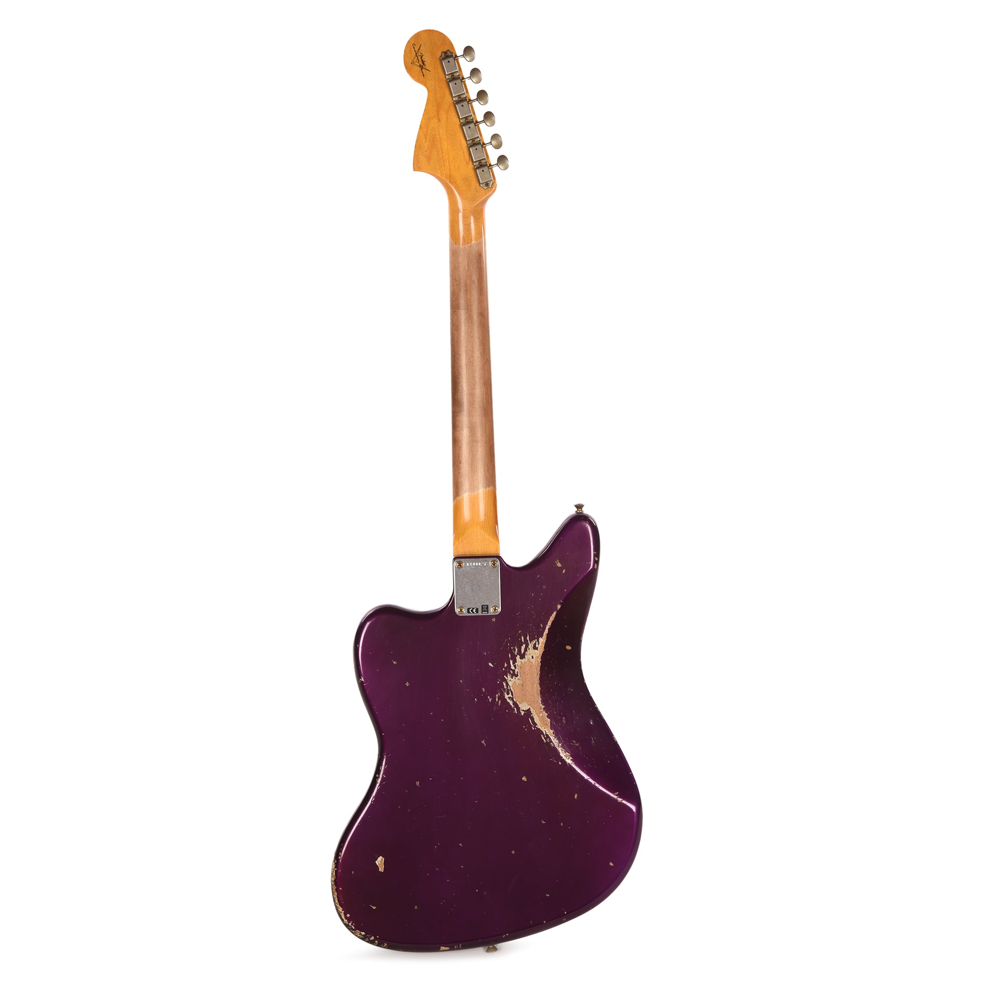 Fender Custom Shop 1965 Jaguar Heavy Relic Faded Purple Metallic Electric Guitars / Solid Body