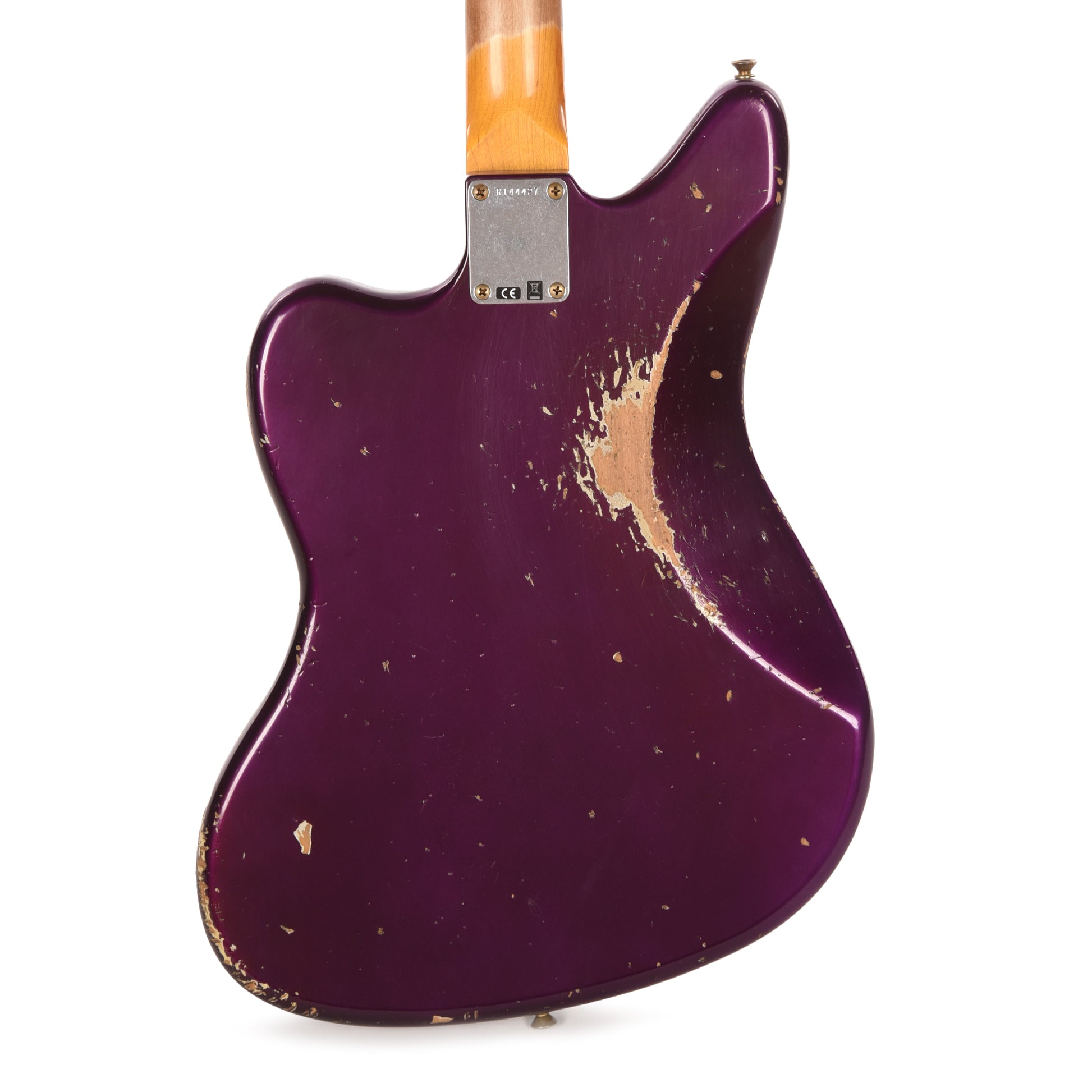 Fender Custom Shop 1965 Jaguar Heavy Relic Faded Purple Metallic Electric Guitars / Solid Body